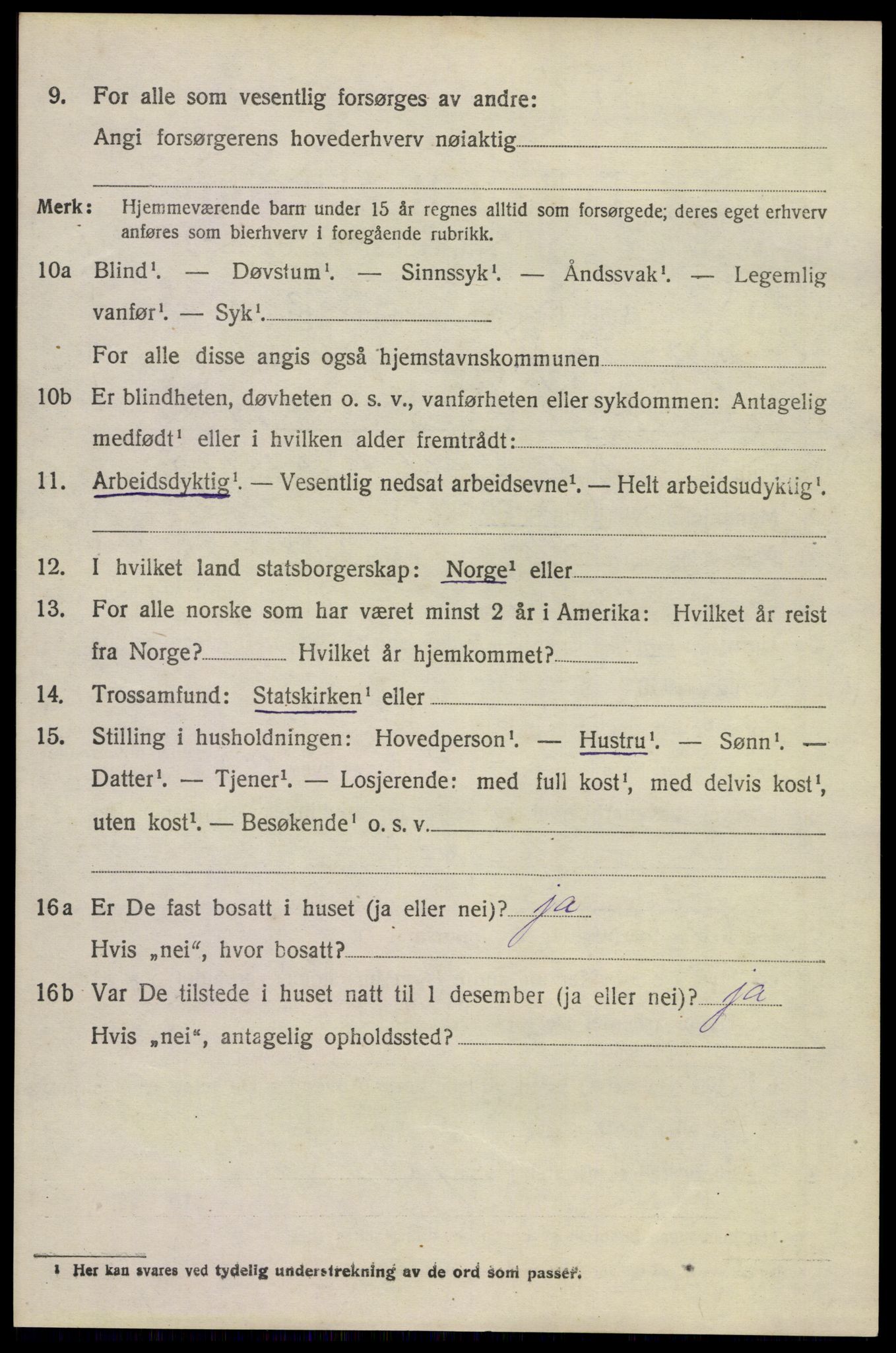 SAKO, 1920 census for Lardal, 1920, p. 2170
