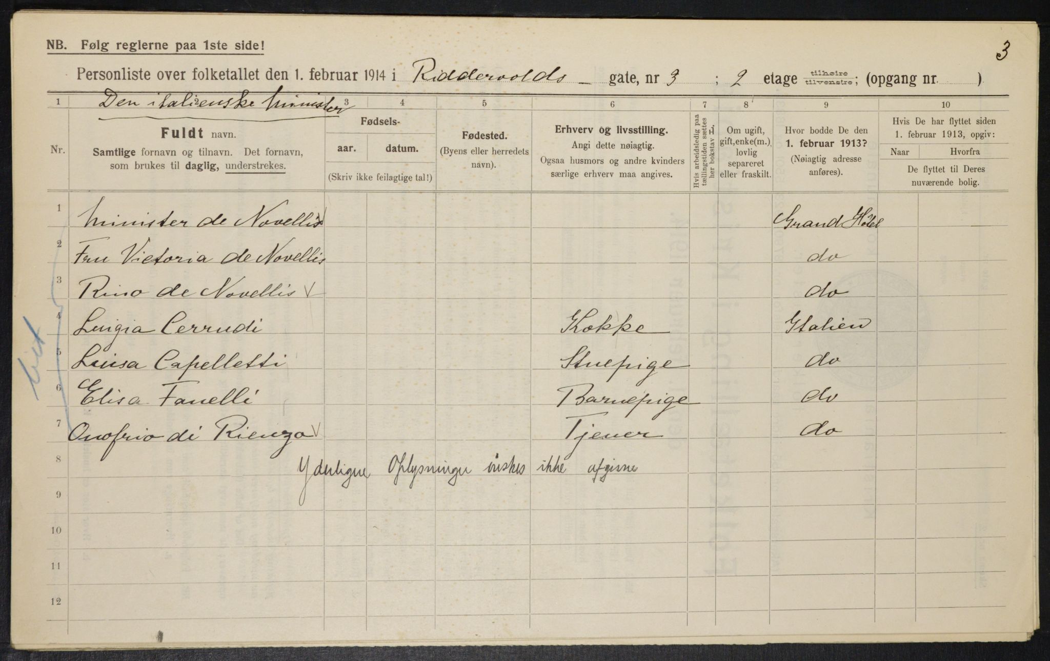 OBA, Municipal Census 1914 for Kristiania, 1914, p. 82960