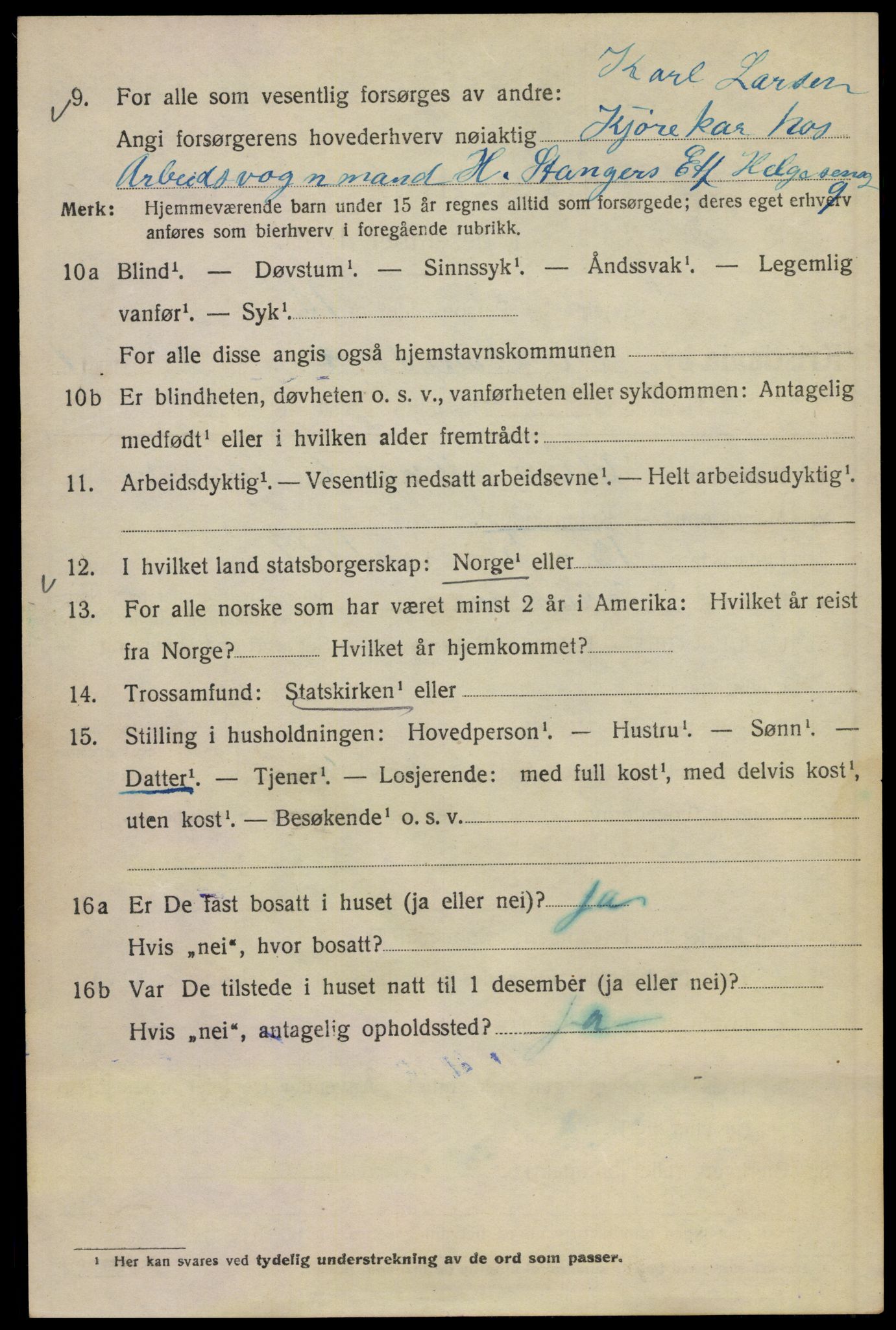 SAO, 1920 census for Kristiania, 1920, p. 432902