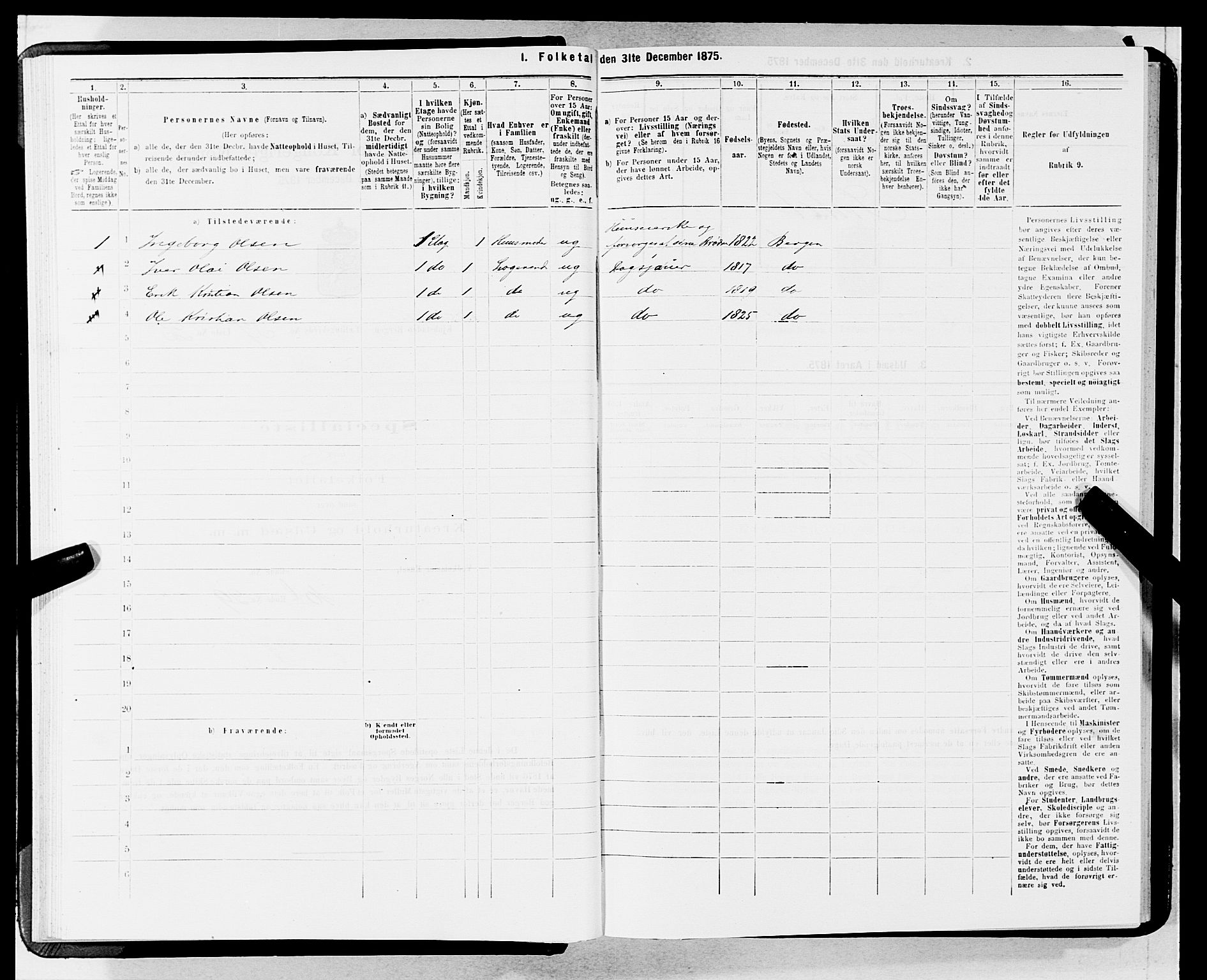 SAB, 1875 census for 1301 Bergen, 1875, p. 1949