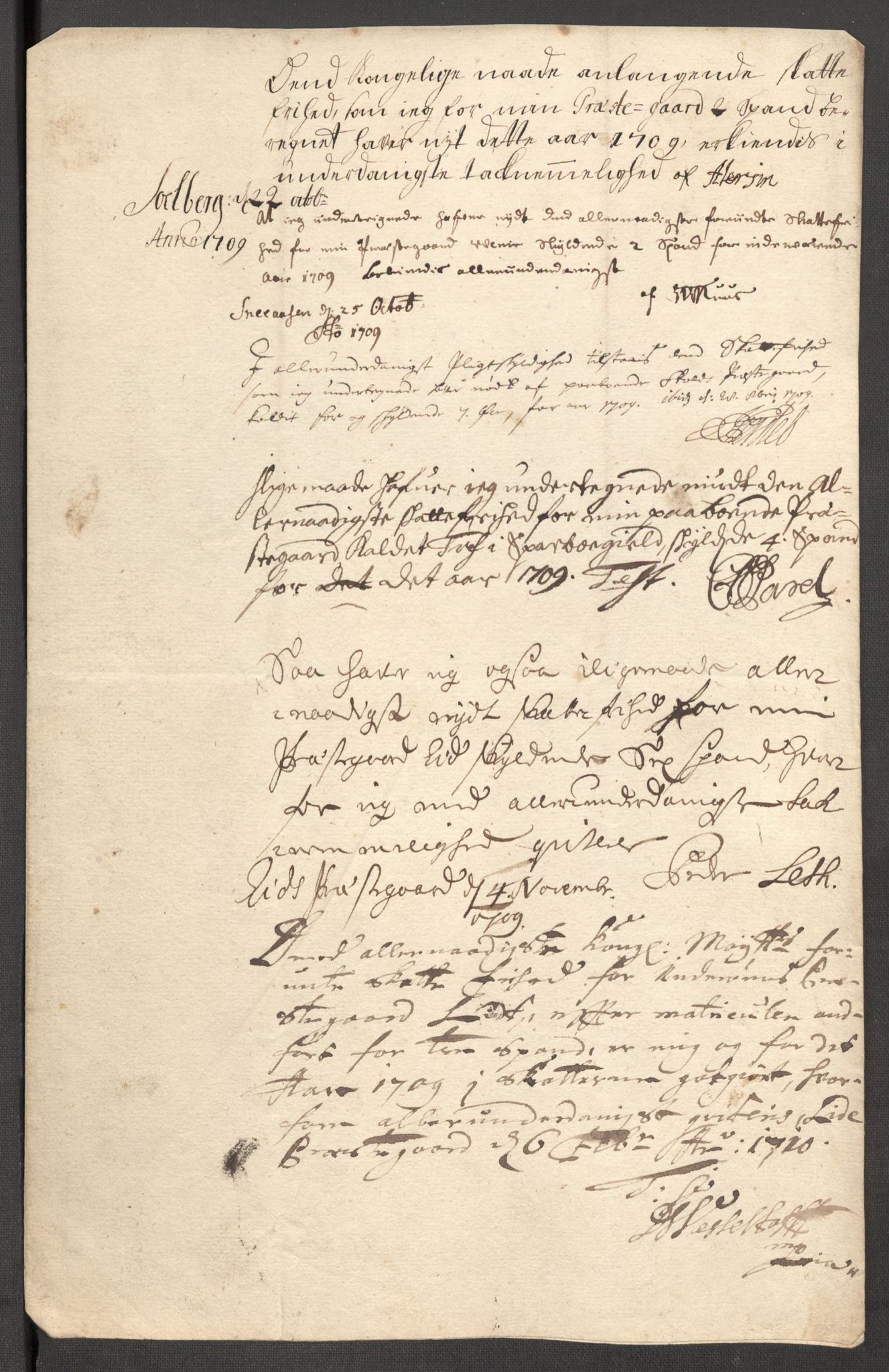 Rentekammeret inntil 1814, Reviderte regnskaper, Fogderegnskap, RA/EA-4092/R63/L4317: Fogderegnskap Inderøy, 1709, p. 198