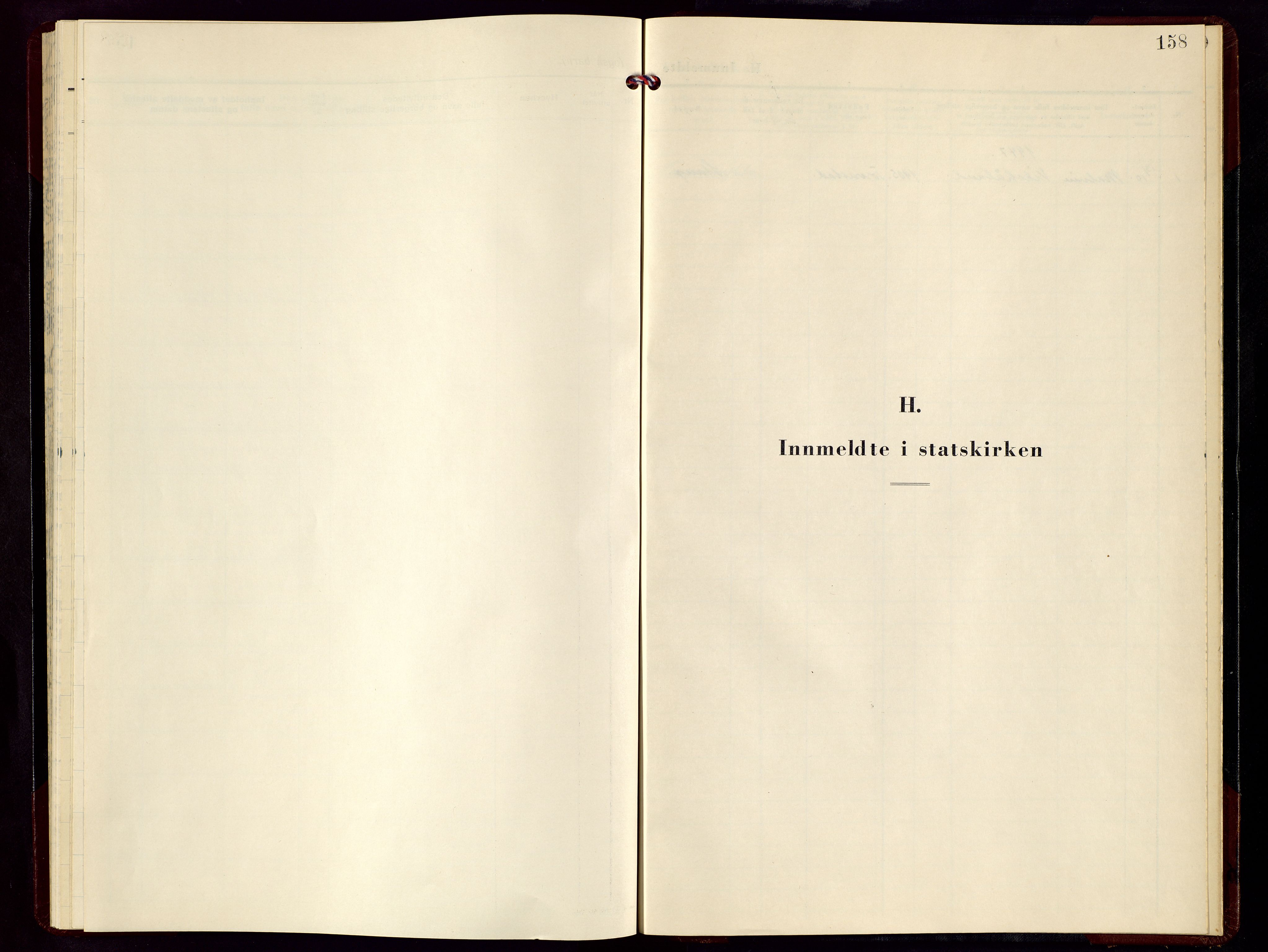 Torvastad sokneprestkontor, SAST/A -101857/H/Ha/Hab/L0010: Parish register (copy) no. B 10, 1947-1959, p. 158