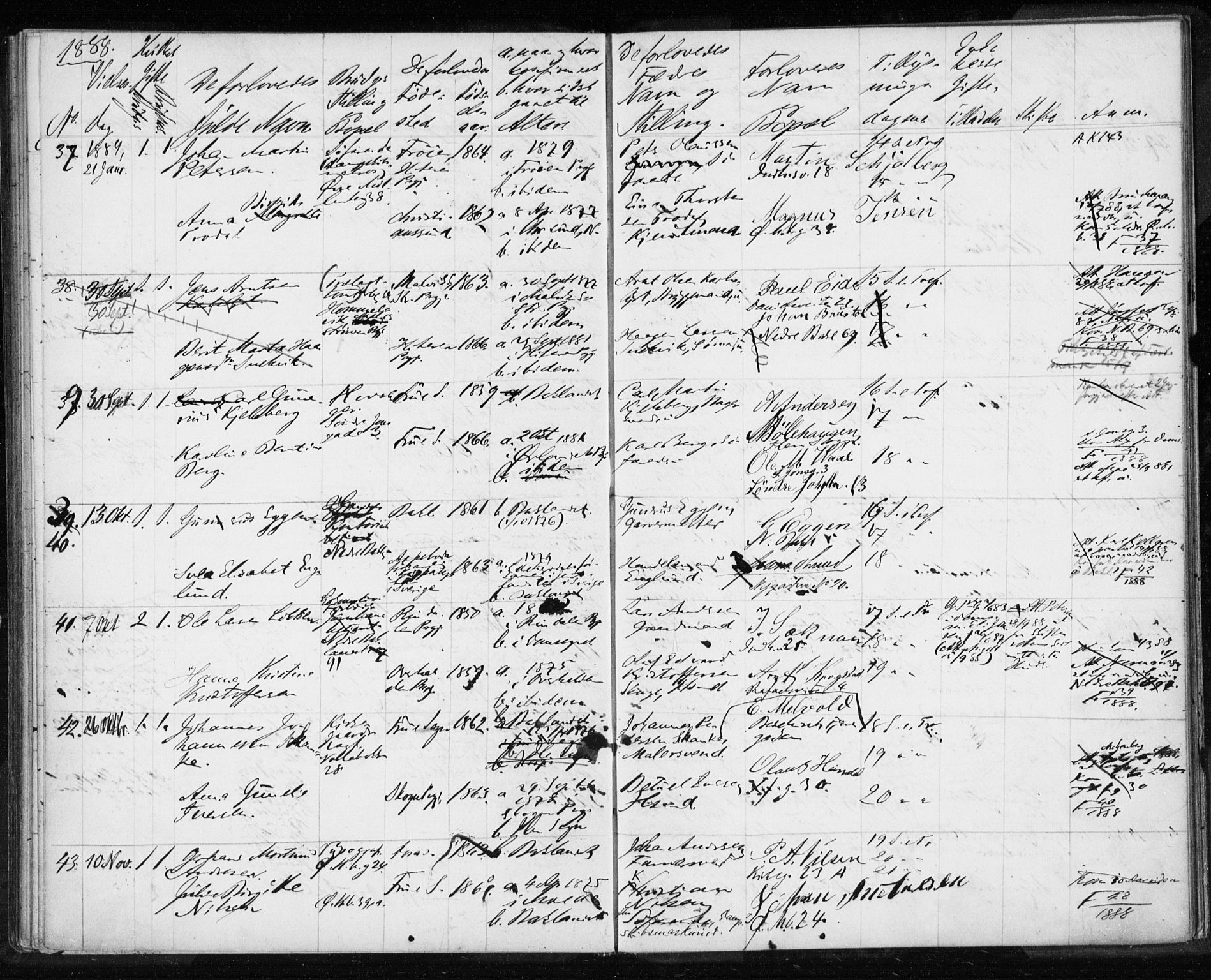 Ministerialprotokoller, klokkerbøker og fødselsregistre - Sør-Trøndelag, AV/SAT-A-1456/604/L0188: Parish register (official) no. 604A11, 1878-1892