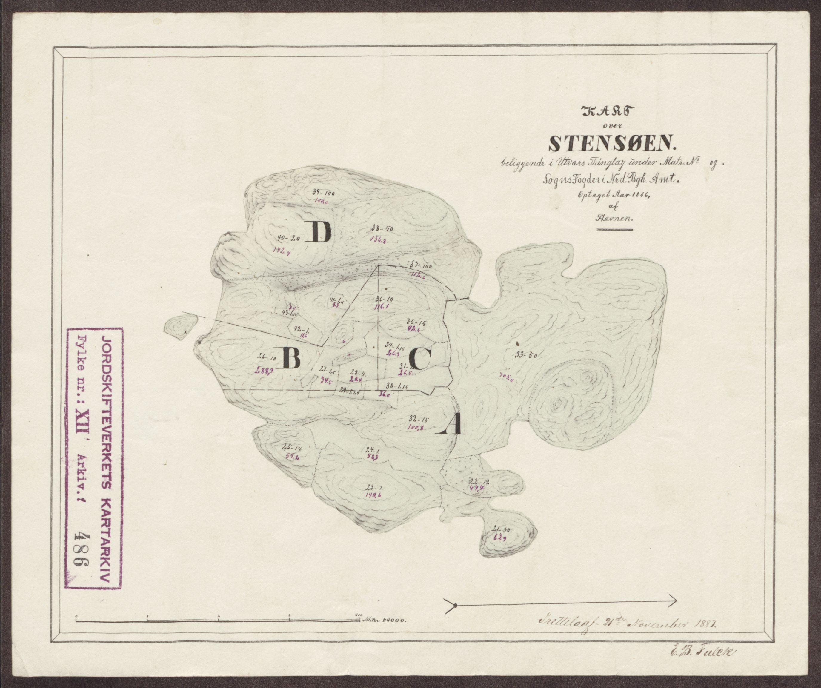 Jordskifteverkets kartarkiv, RA/S-3929/T, 1859-1988, p. 596