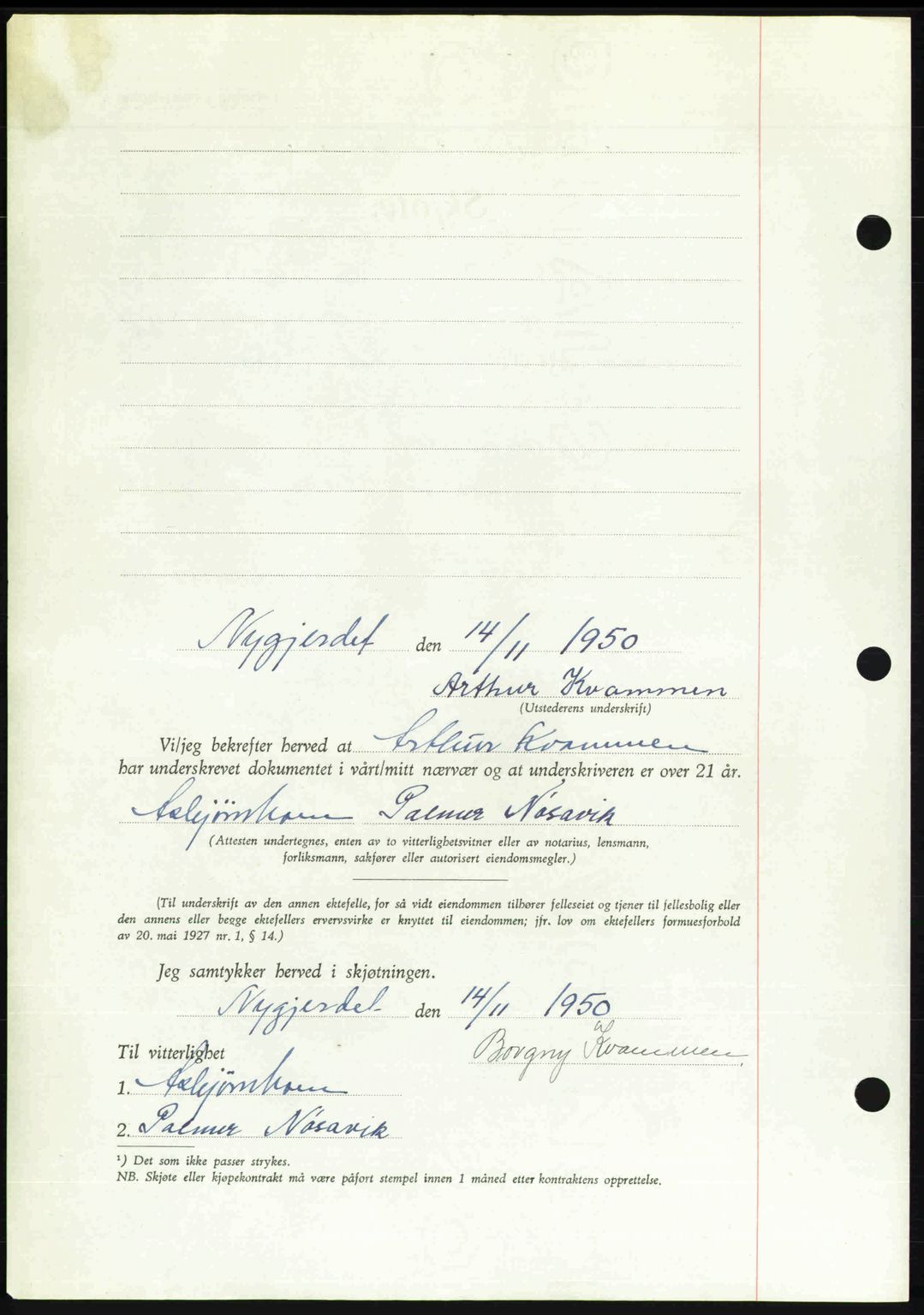 Romsdal sorenskriveri, AV/SAT-A-4149/1/2/2C: Mortgage book no. A34, 1950-1950, Diary no: : 3500/1950