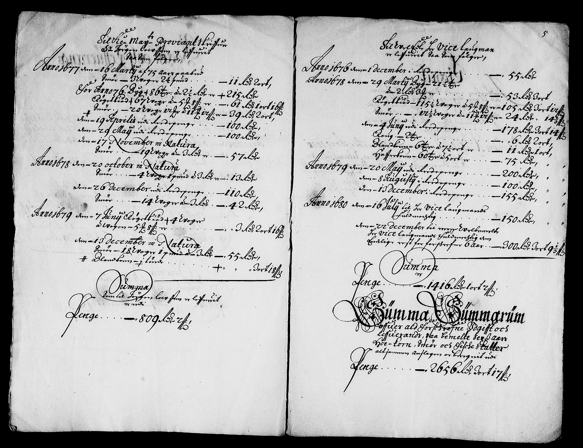 Rentekammeret inntil 1814, Reviderte regnskaper, Stiftamtstueregnskaper, Bergen stiftamt, AV/RA-EA-6043/R/Rc/L0039: Bergen stiftamt, 1674-1679