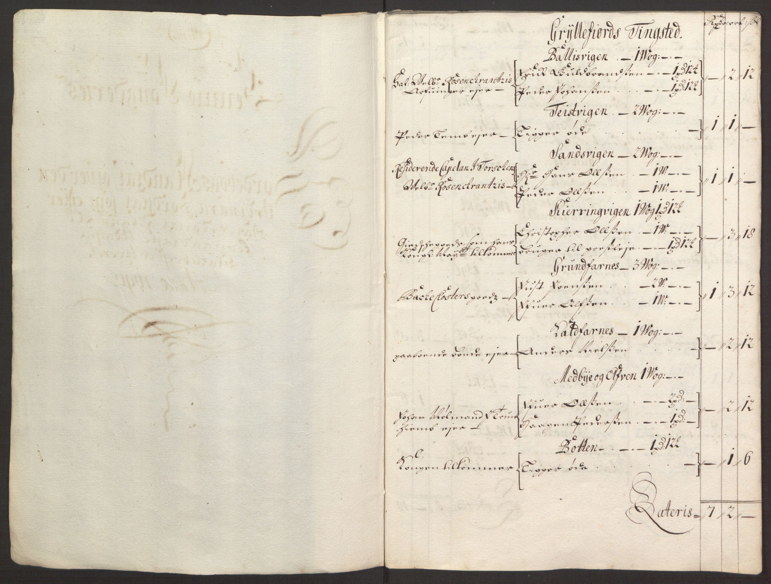 Rentekammeret inntil 1814, Reviderte regnskaper, Fogderegnskap, RA/EA-4092/R68/L4753: Fogderegnskap Senja og Troms, 1694-1696, p. 234