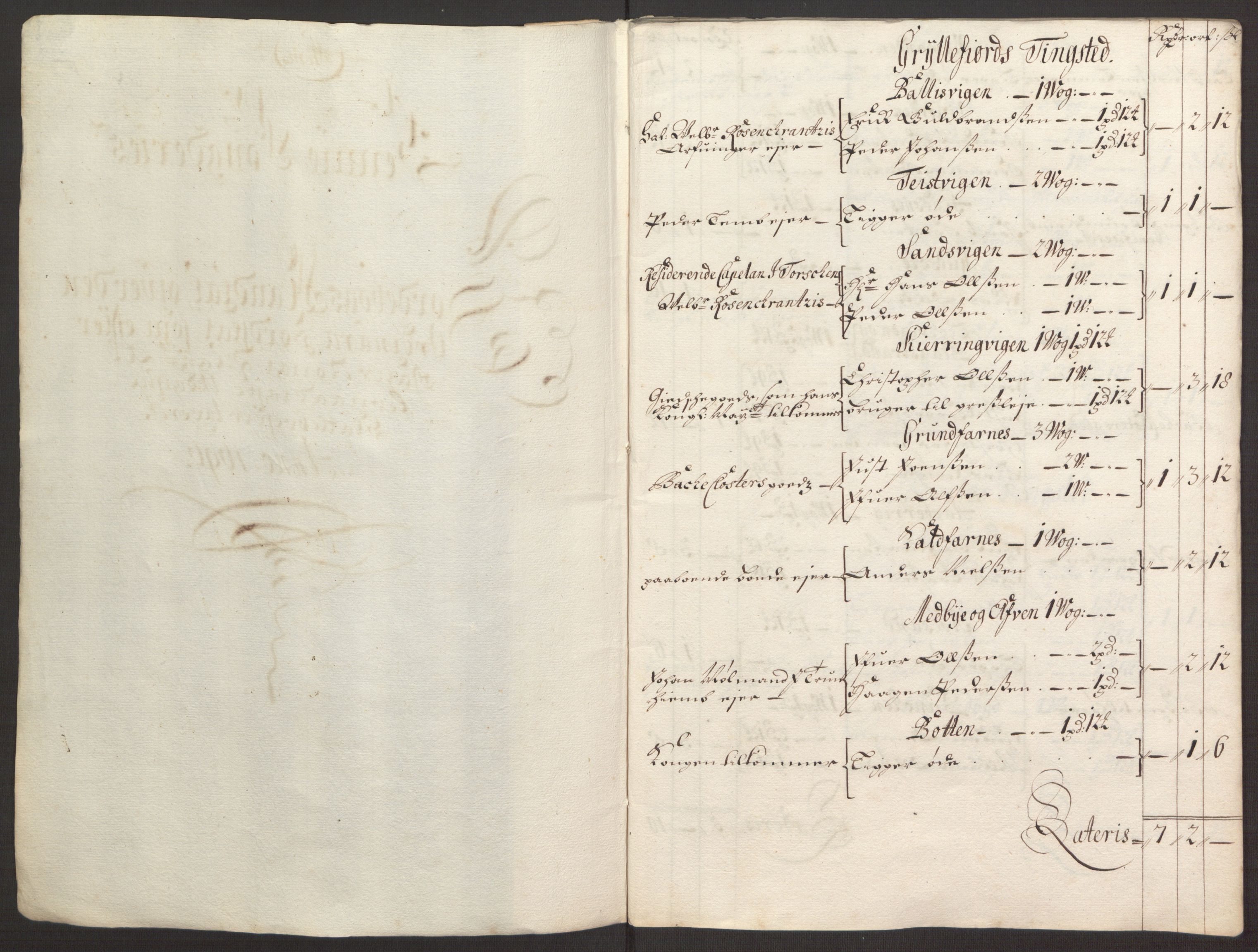 Rentekammeret inntil 1814, Reviderte regnskaper, Fogderegnskap, AV/RA-EA-4092/R68/L4753: Fogderegnskap Senja og Troms, 1694-1696, p. 234