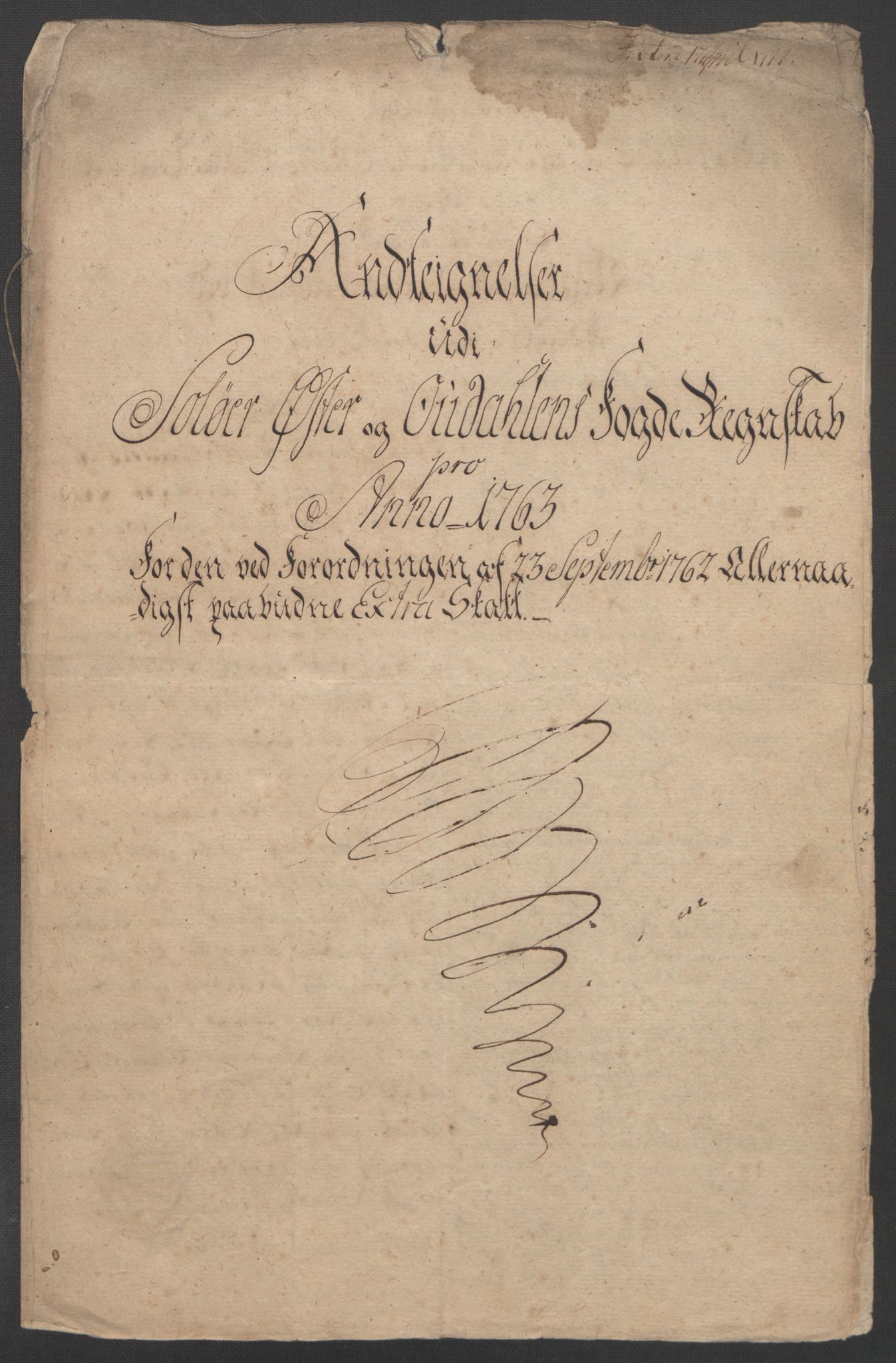 Rentekammeret inntil 1814, Reviderte regnskaper, Fogderegnskap, RA/EA-4092/R14/L0959: Ekstraskatten Solør og Odal, 1763-1770, p. 348