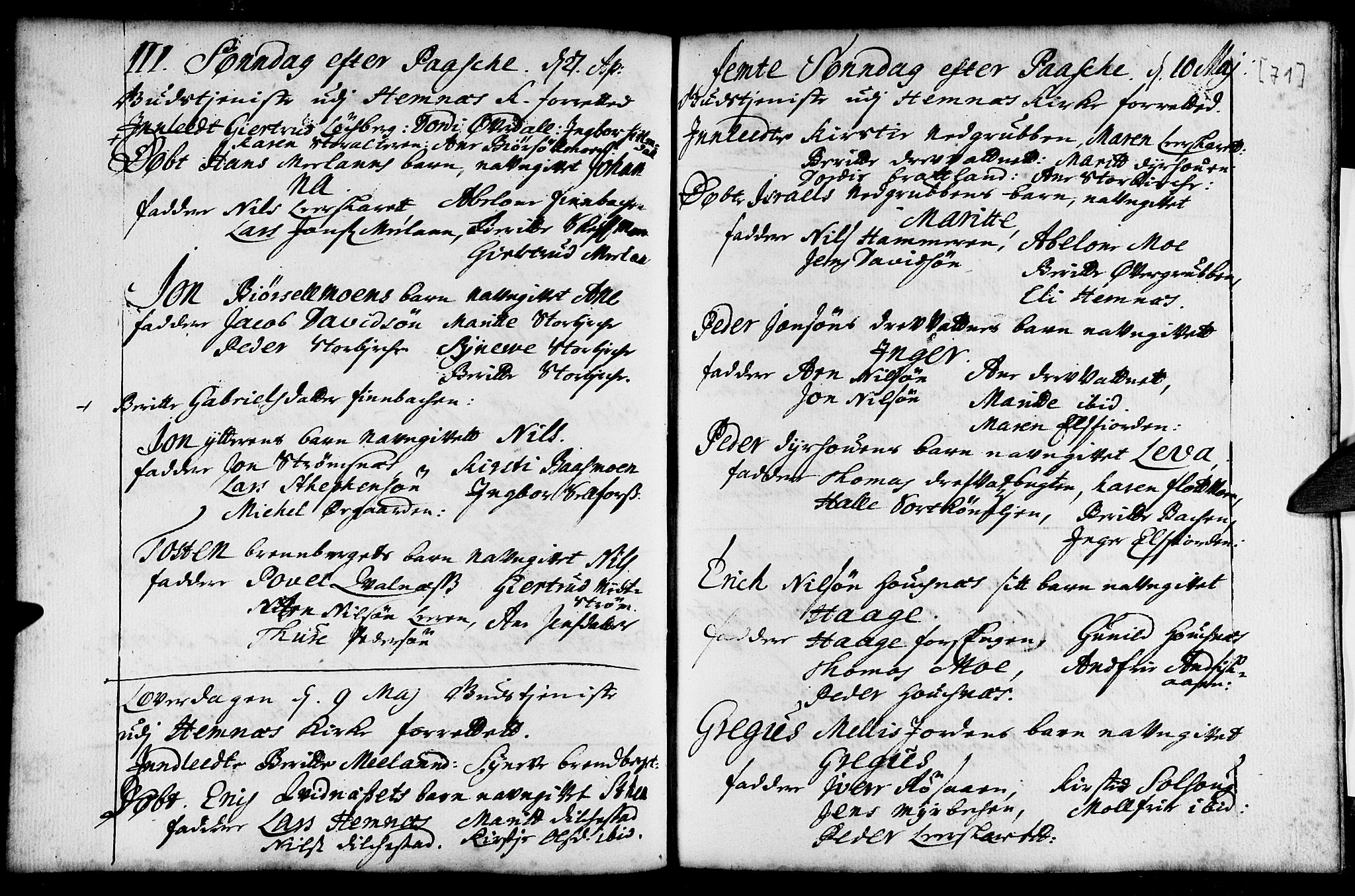 Ministerialprotokoller, klokkerbøker og fødselsregistre - Nordland, SAT/A-1459/825/L0345: Parish register (official) no. 825A01, 1704-1728, p. 71