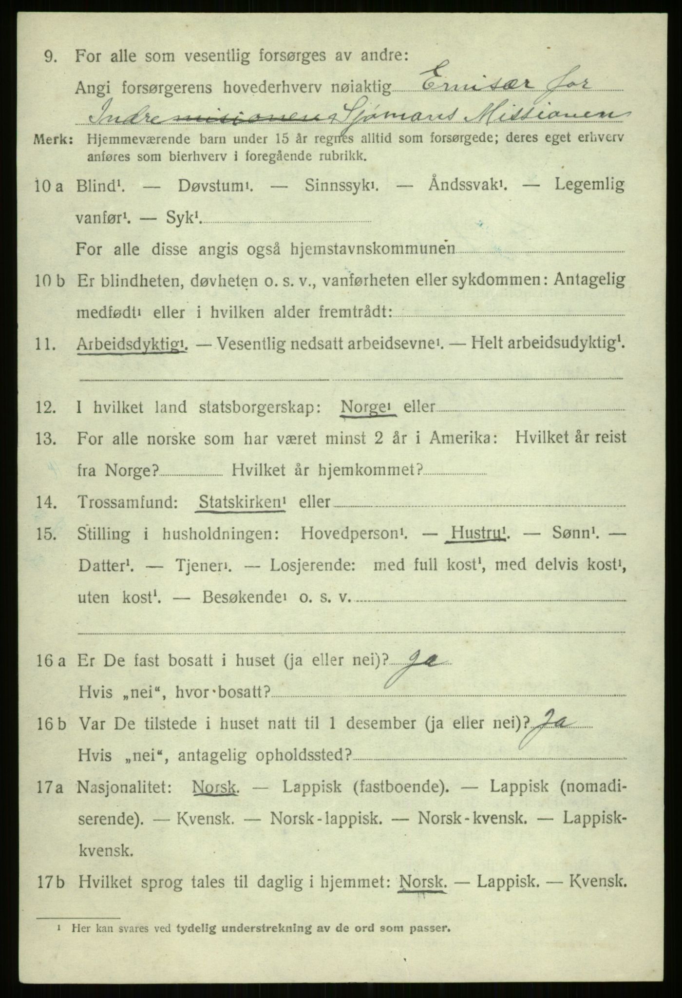 SATØ, 1920 census for Ibestad, 1920, p. 11801