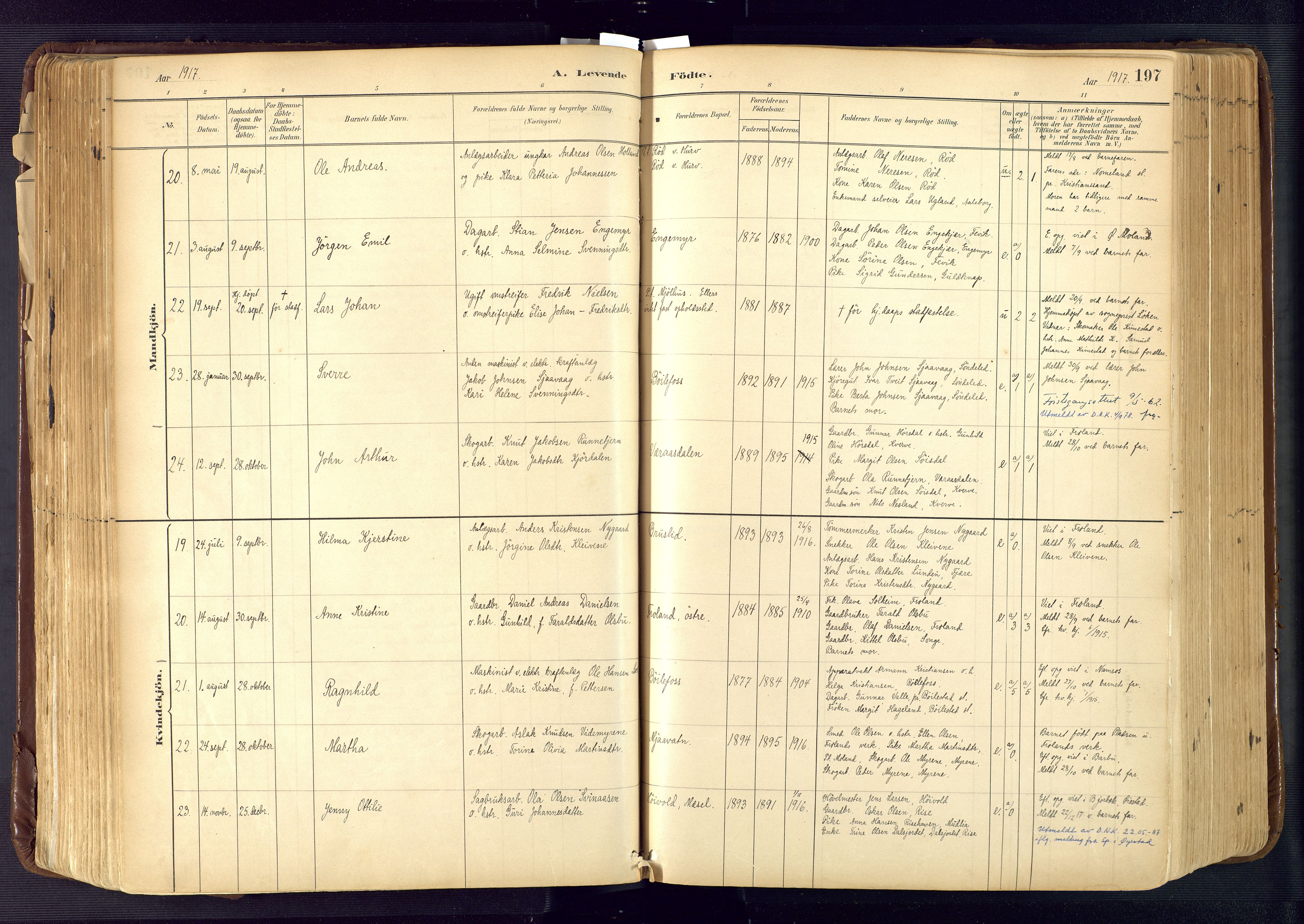 Froland sokneprestkontor, AV/SAK-1111-0013/F/Fa/L0005: Parish register (official) no. A 5, 1882-1921, p. 197