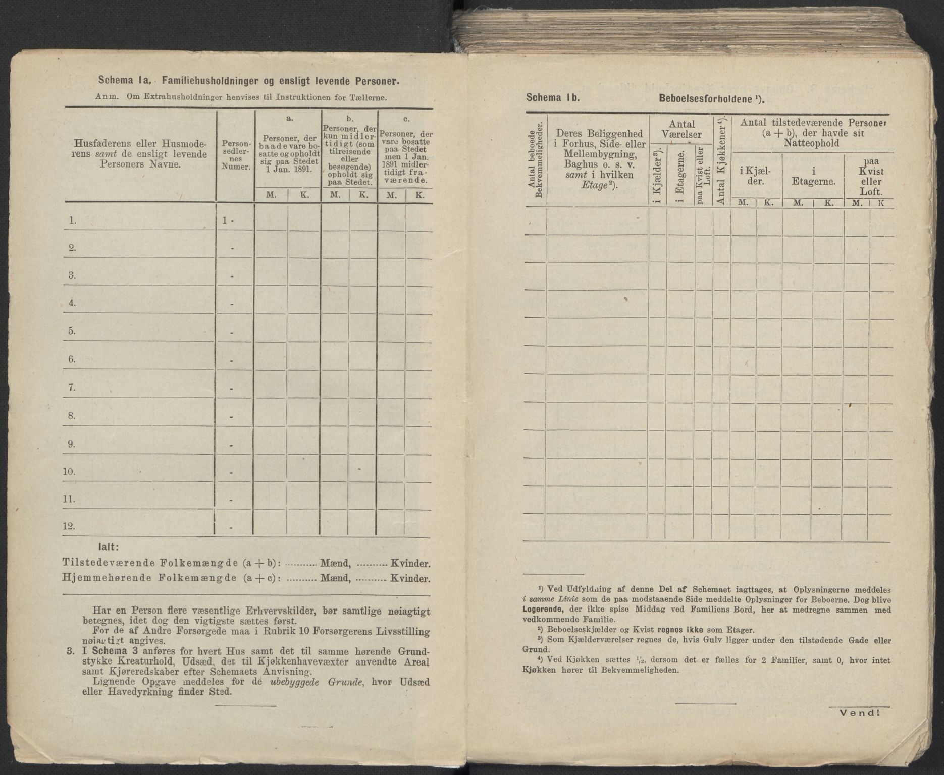 RA, 1891 Census for 1301 Bergen, 1891, p. 6077