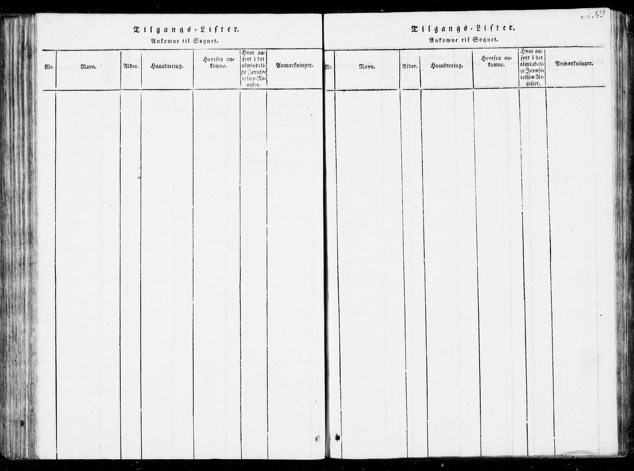 Ministerialprotokoller, klokkerbøker og fødselsregistre - Møre og Romsdal, AV/SAT-A-1454/537/L0517: Parish register (official) no. 537A01, 1818-1862, p. 323