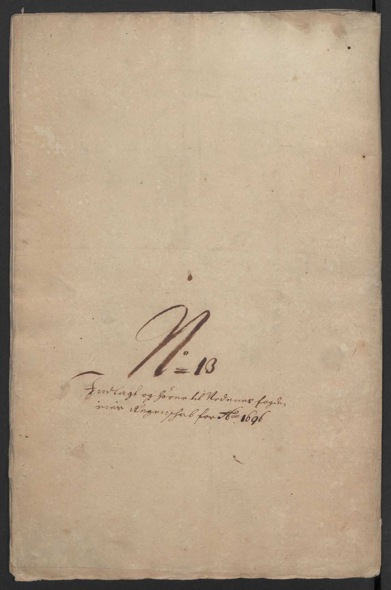 Rentekammeret inntil 1814, Reviderte regnskaper, Fogderegnskap, RA/EA-4092/R39/L2313: Fogderegnskap Nedenes, 1696-1697, p. 108