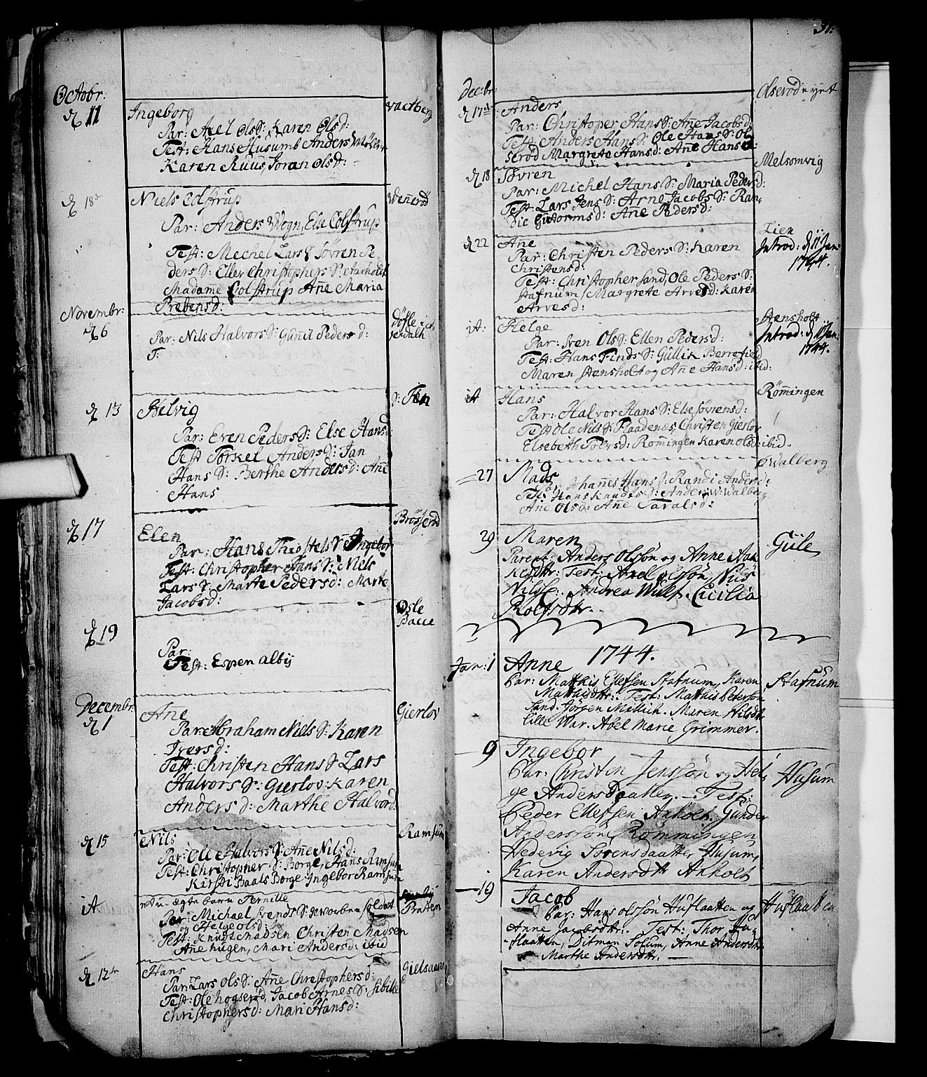 Stokke kirkebøker, SAKO/A-320/F/Fa/L0002: Parish register (official) no. I 2, 1732-1770, p. 31