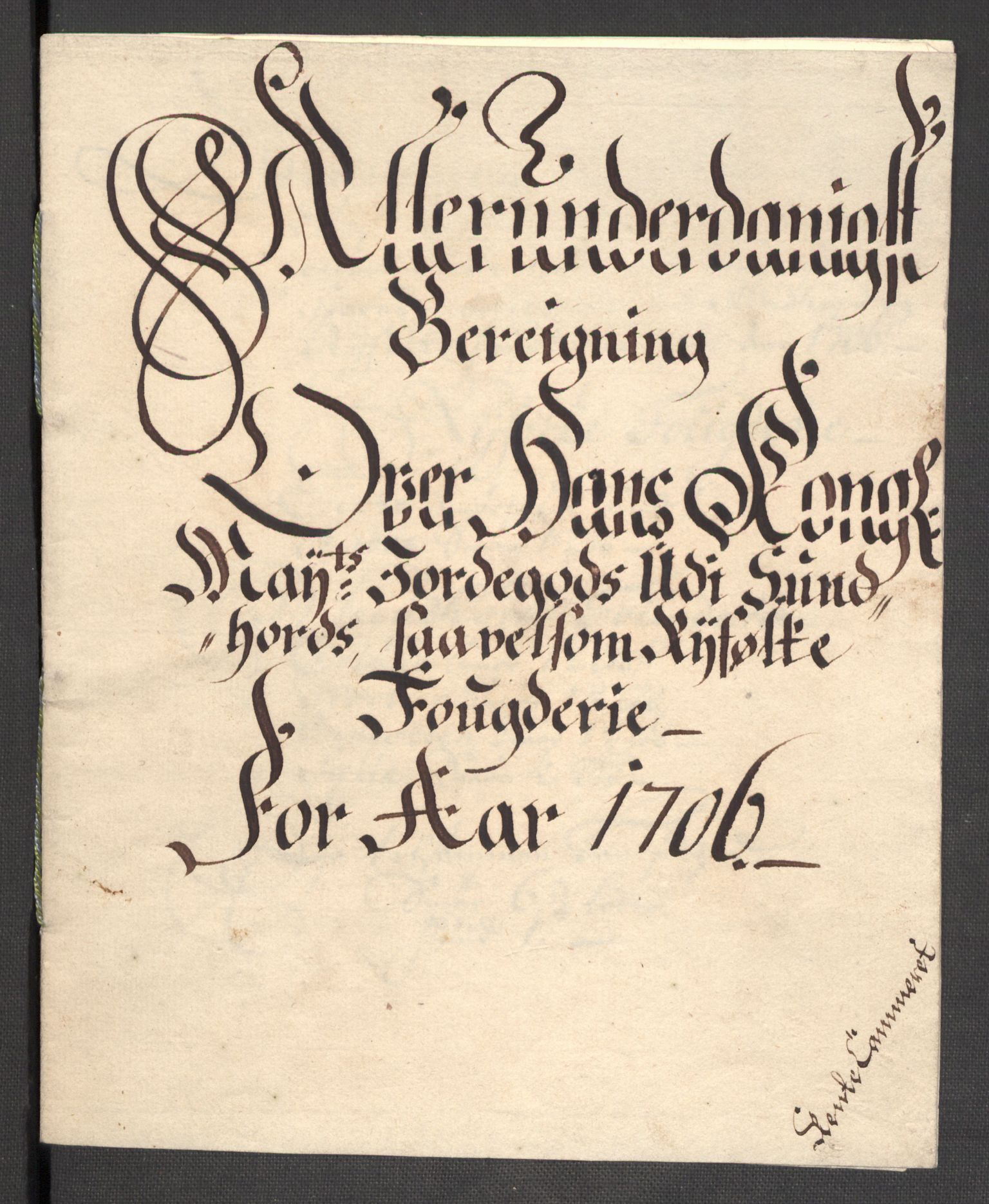 Rentekammeret inntil 1814, Reviderte regnskaper, Fogderegnskap, AV/RA-EA-4092/R48/L2984: Fogderegnskap Sunnhordland og Hardanger, 1706-1707, p. 32