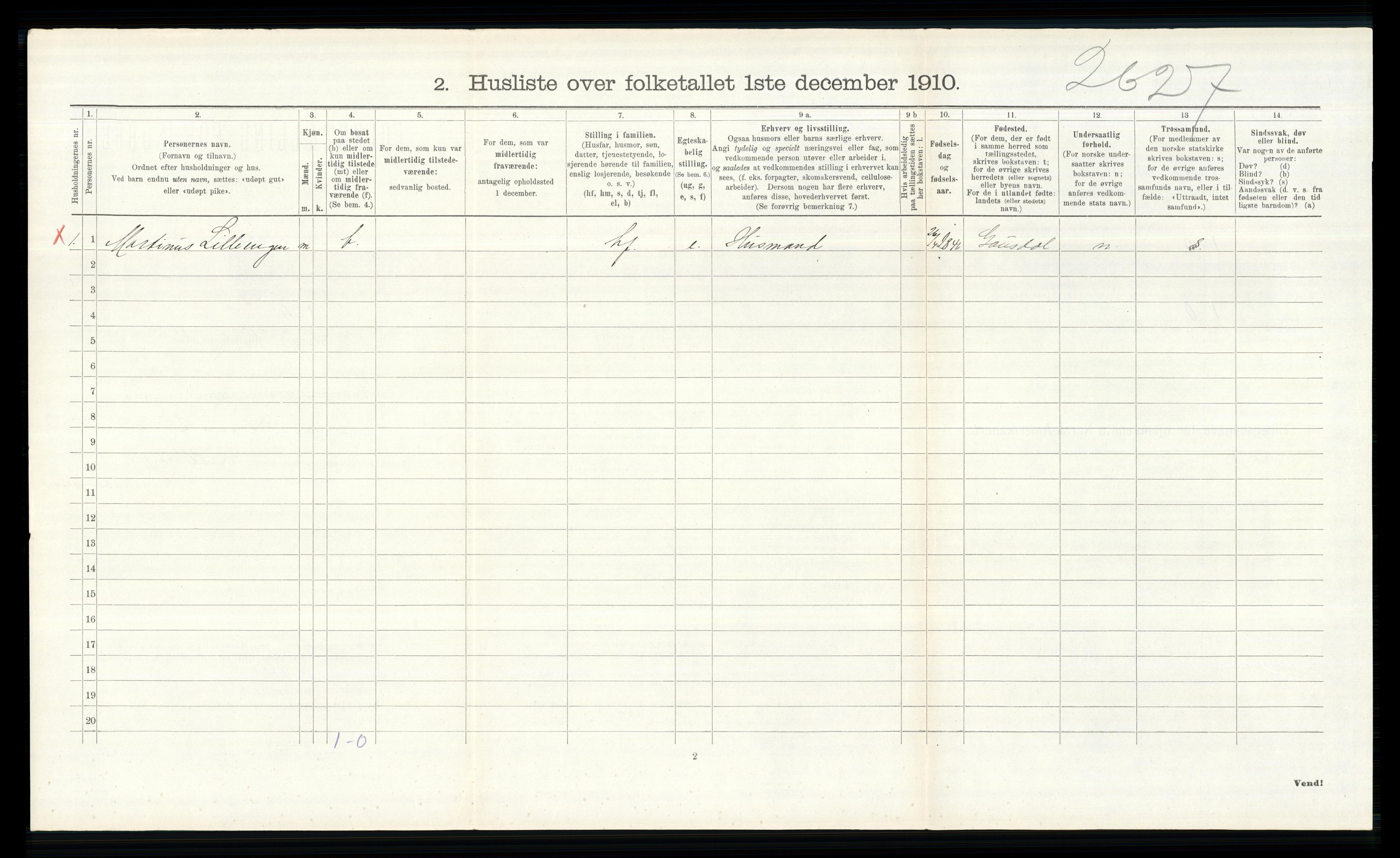 RA, 1910 census for Ringsaker, 1910, p. 646