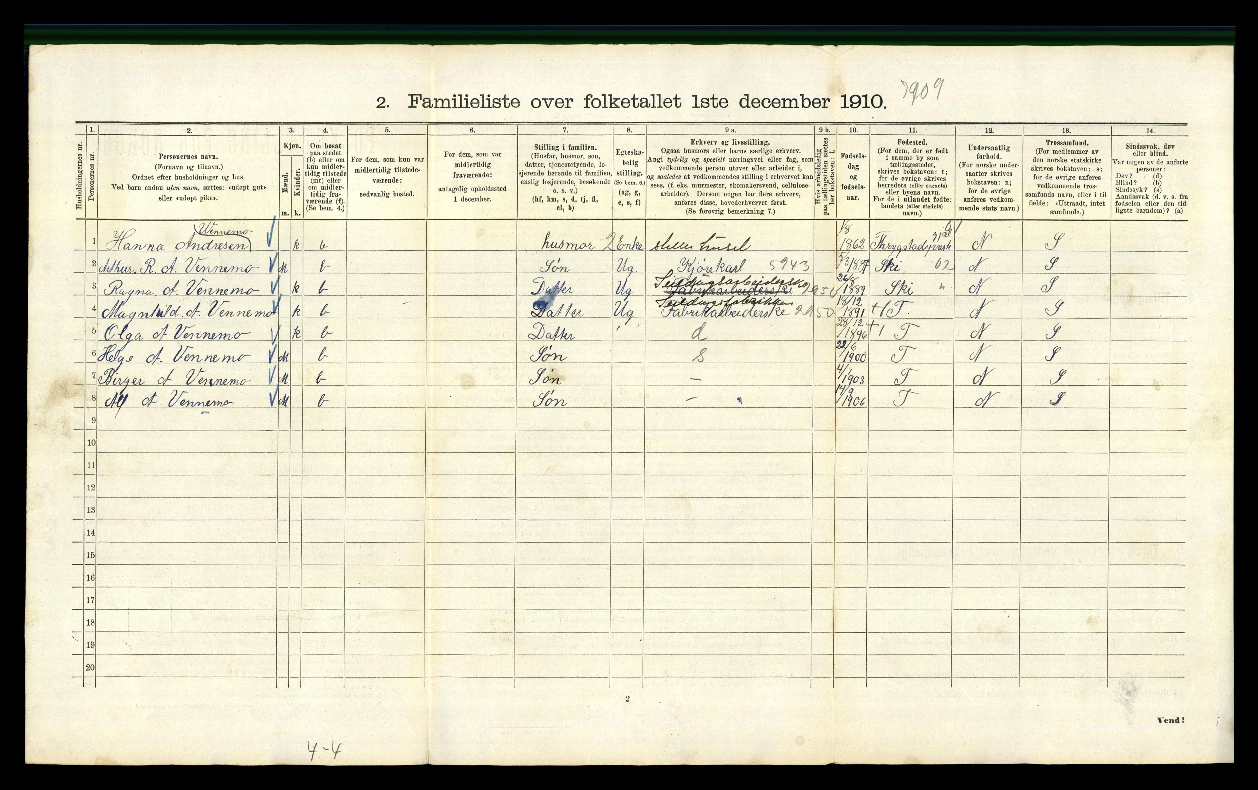 RA, 1910 census for Kristiania, 1910, p. 24132