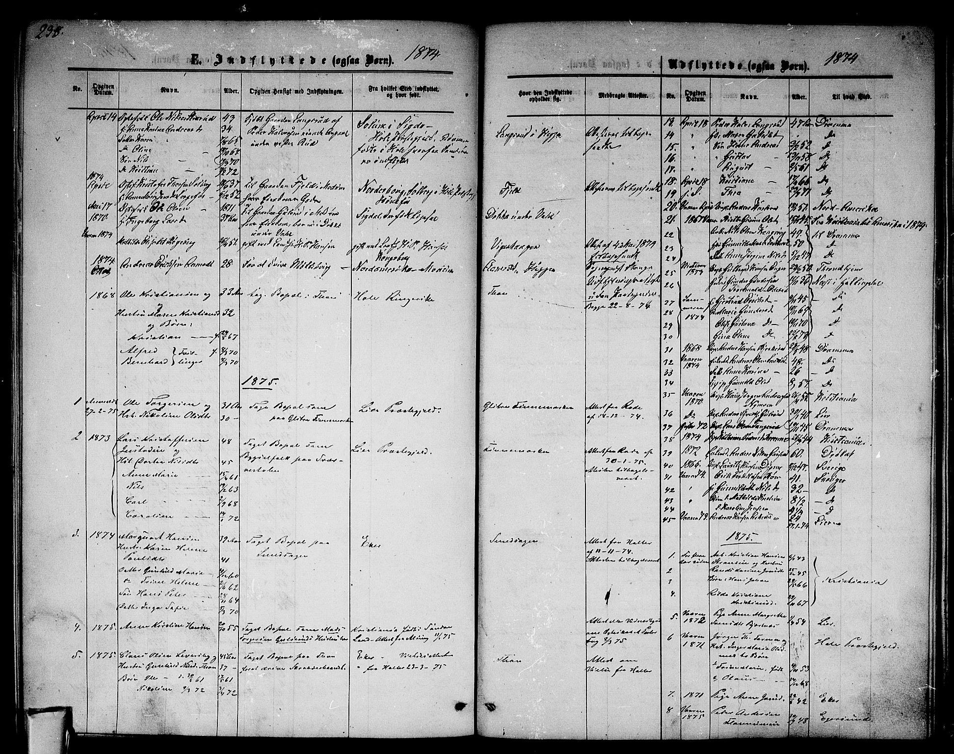 Modum kirkebøker, AV/SAKO-A-234/G/Ga/L0007: Parish register (copy) no. I 7, 1869-1878, p. 238