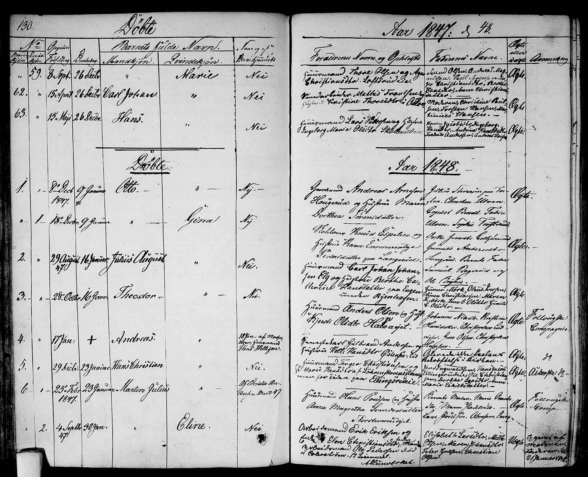 Gamlebyen prestekontor Kirkebøker, SAO/A-10884/F/Fa/L0003: Parish register (official) no. 3, 1829-1849, p. 130