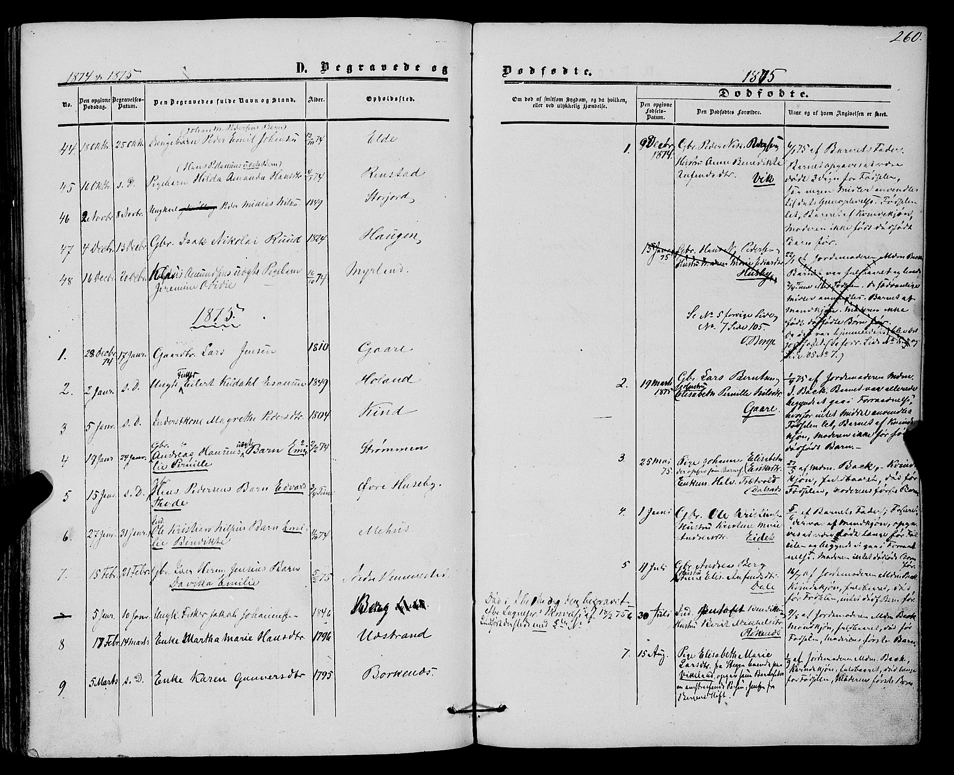 Kvæfjord sokneprestkontor, SATØ/S-1323/G/Ga/Gaa/L0004kirke: Parish register (official) no. 4, 1857-1877, p. 260