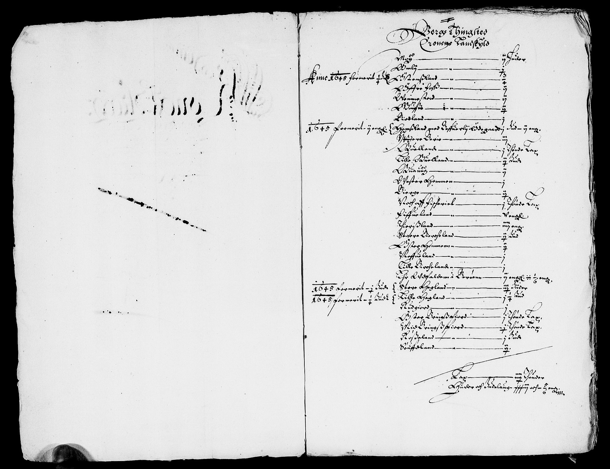 Rentekammeret inntil 1814, Reviderte regnskaper, Lensregnskaper, AV/RA-EA-5023/R/Rb/Rbr/L0016: Lista len, 1645-1647