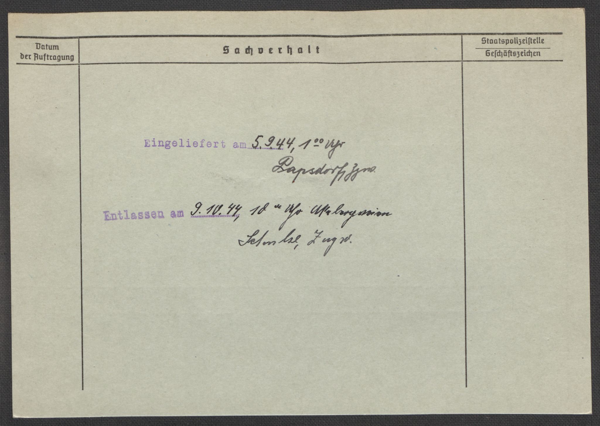 Befehlshaber der Sicherheitspolizei und des SD, AV/RA-RAFA-5969/E/Ea/Eaa/L0009: Register over norske fanger i Møllergata 19: Ru-Sy, 1940-1945, p. 95