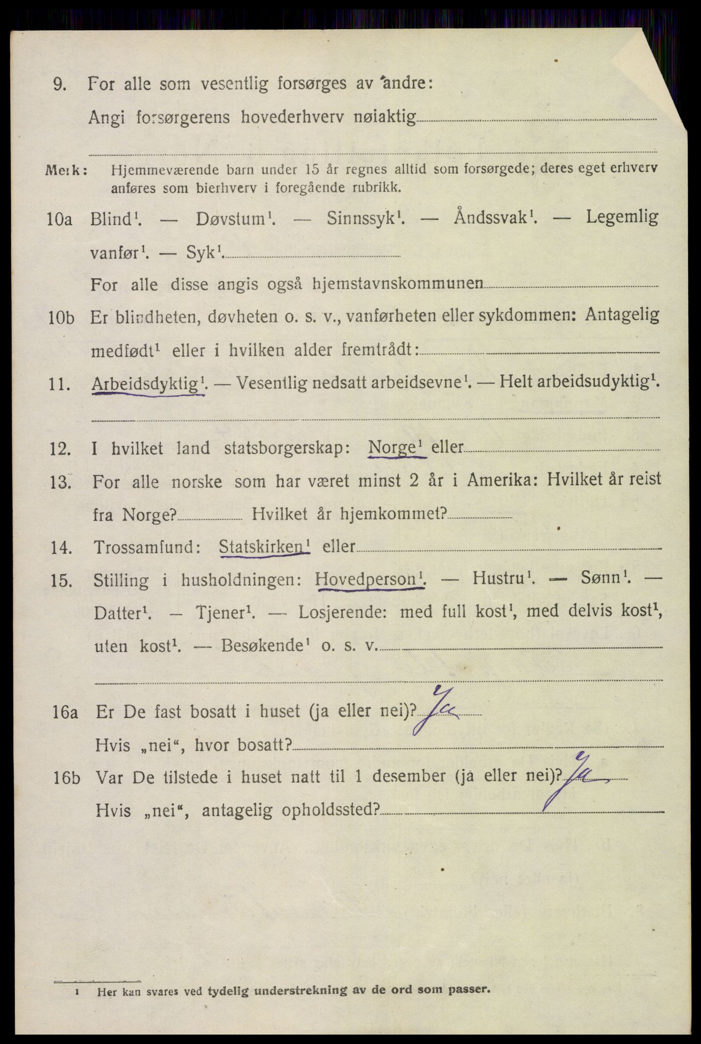 SAK, 1920 census for Froland, 1920, p. 5682