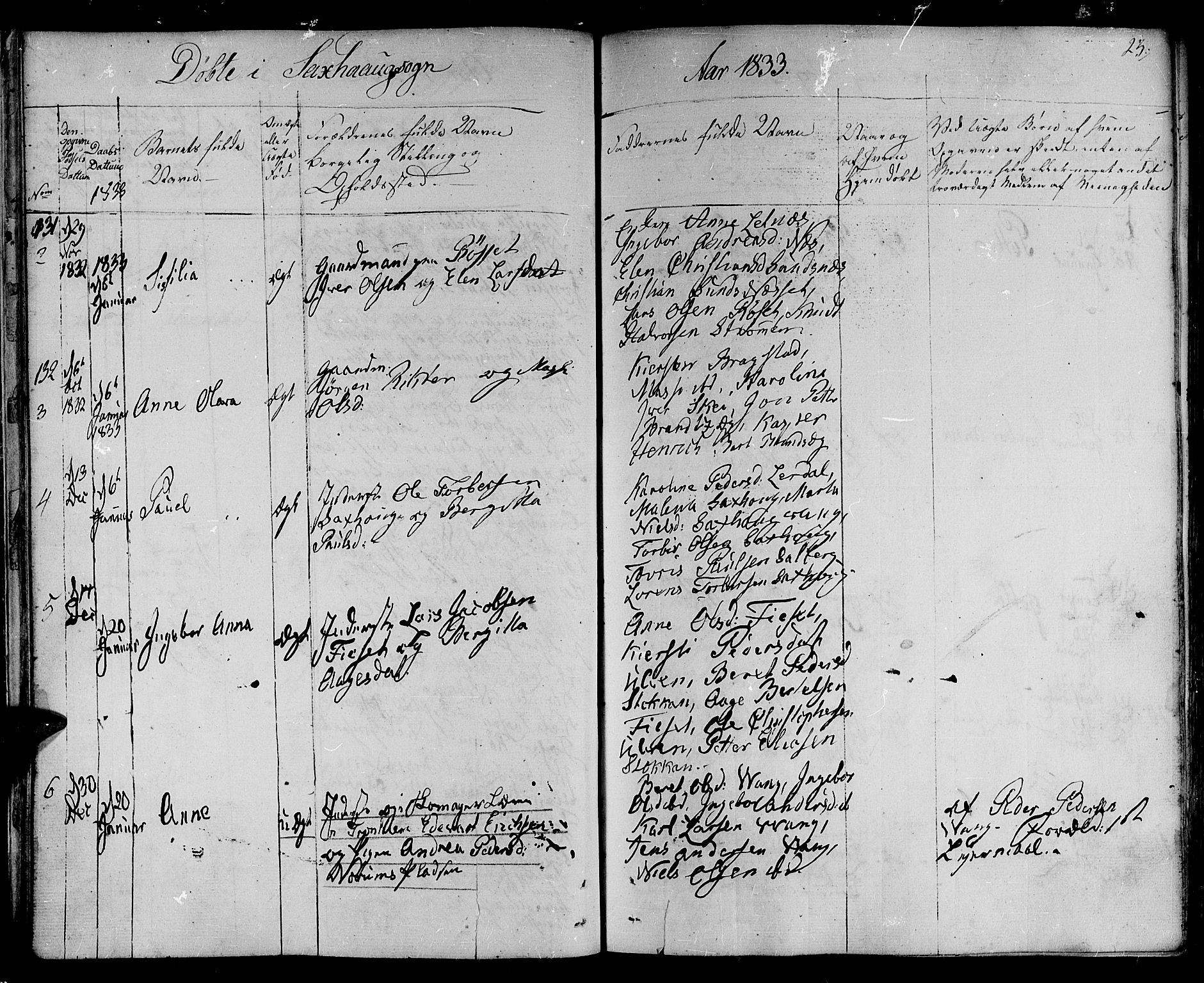 Ministerialprotokoller, klokkerbøker og fødselsregistre - Nord-Trøndelag, SAT/A-1458/730/L0277: Parish register (official) no. 730A06 /1, 1830-1839, p. 23