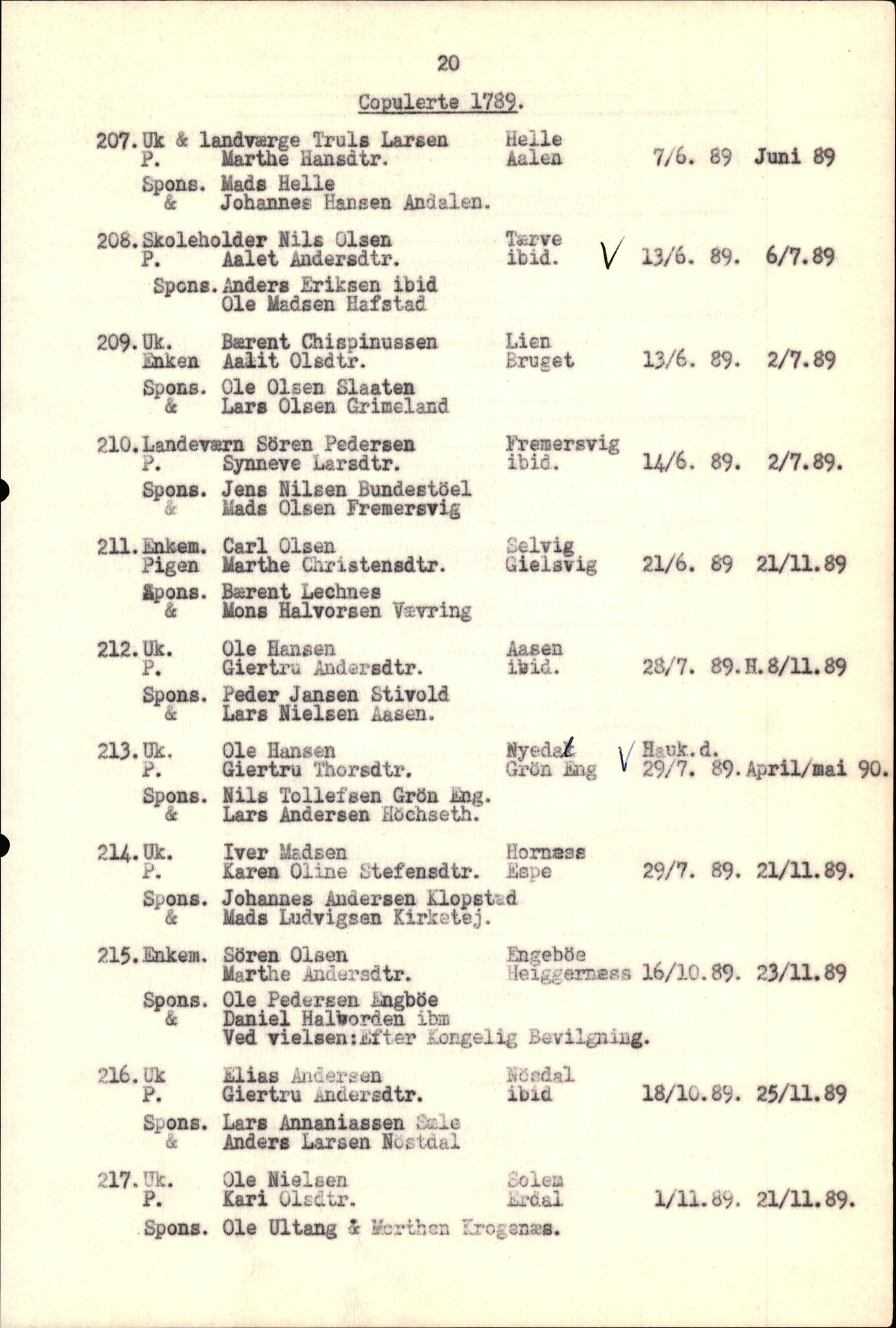 Samling av fulltekstavskrifter, SAB/FULLTEKST/B/14/0008: Førde sokneprestembete, ministerialbok nr. A 4, 1781-1802, p. 21