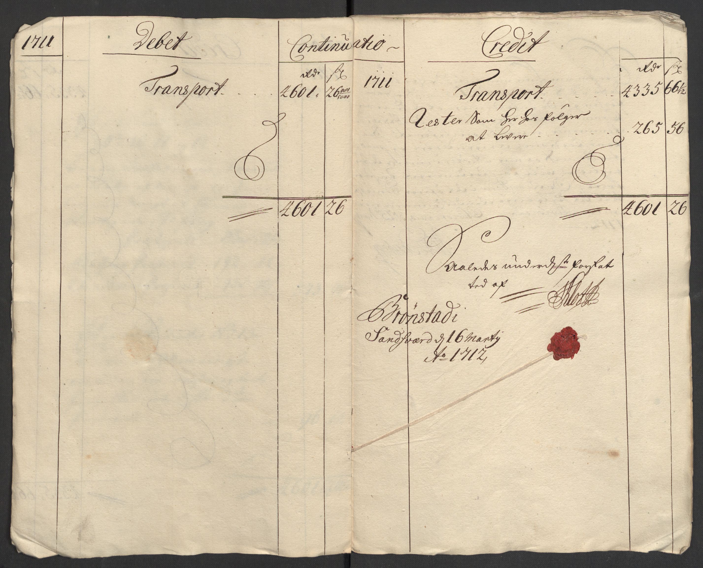 Rentekammeret inntil 1814, Reviderte regnskaper, Fogderegnskap, AV/RA-EA-4092/R24/L1586: Fogderegnskap Numedal og Sandsvær, 1711, p. 8