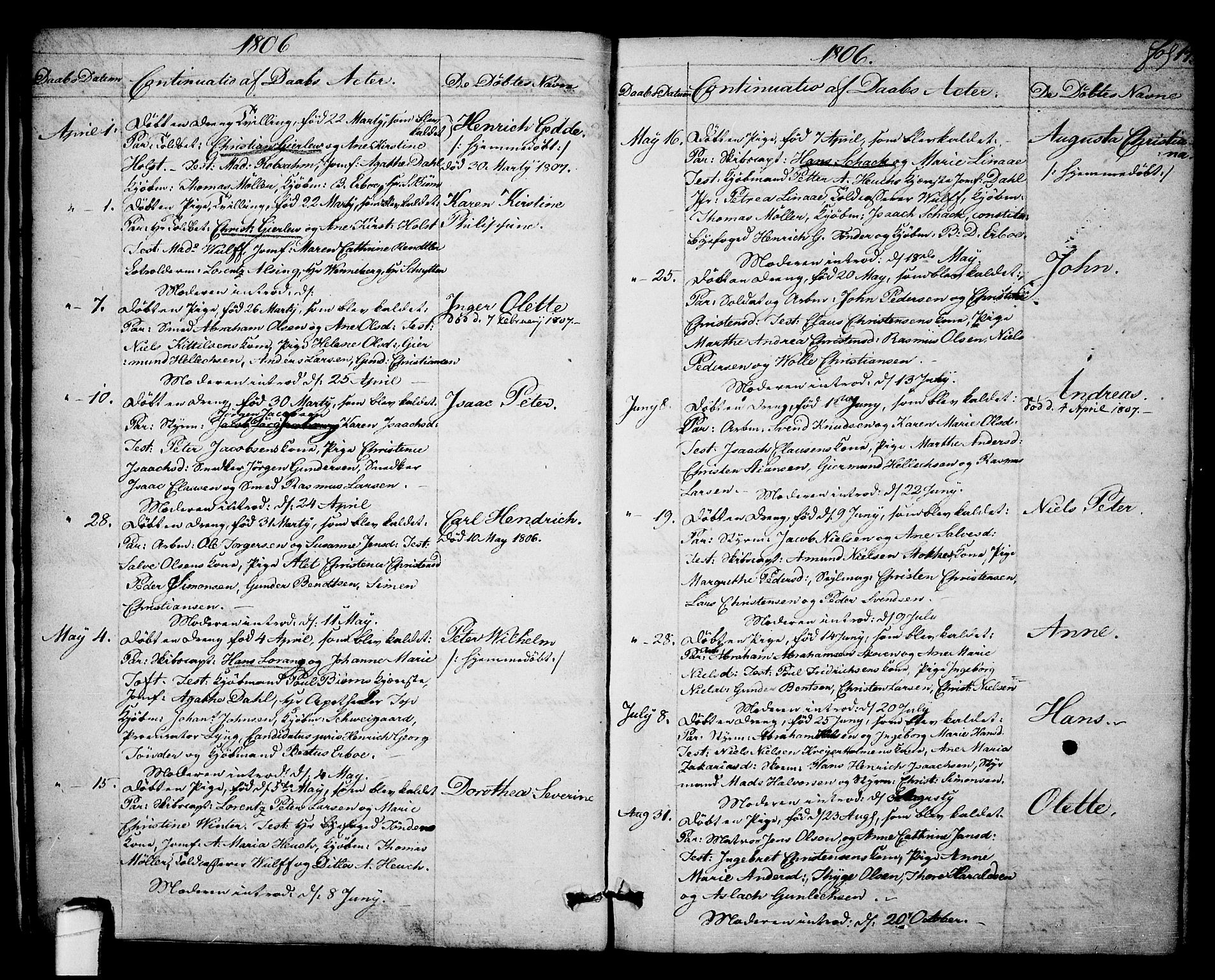 Kragerø kirkebøker, SAKO/A-278/F/Fa/L0003: Parish register (official) no. 3, 1802-1813, p. 17