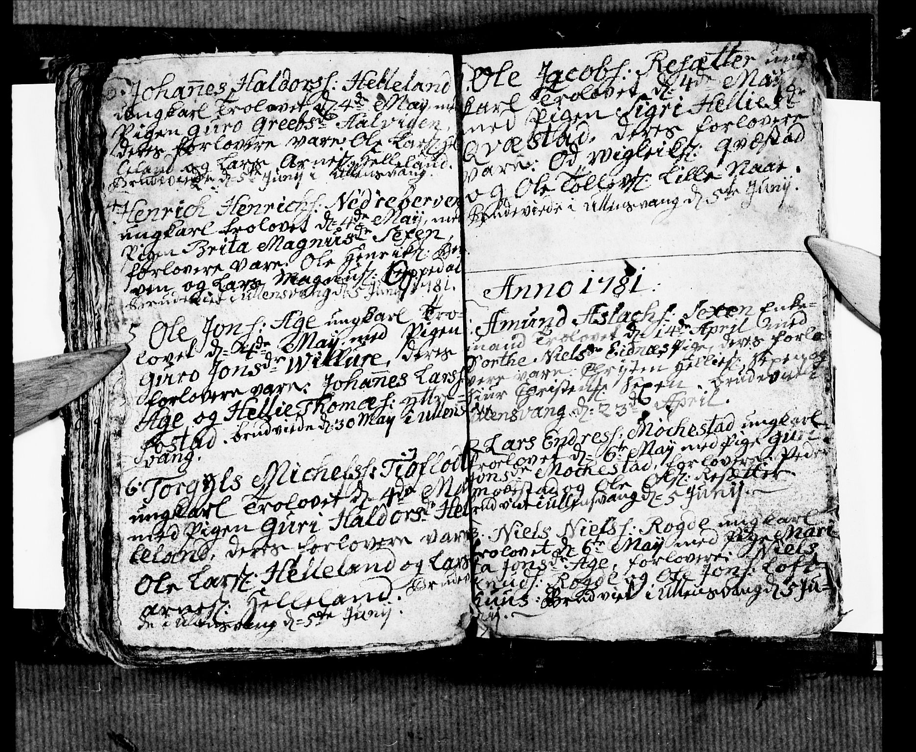 Ullensvang sokneprestembete, AV/SAB-A-78701/H/Hab: Parish register (copy) no. B 5, 1778-1784
