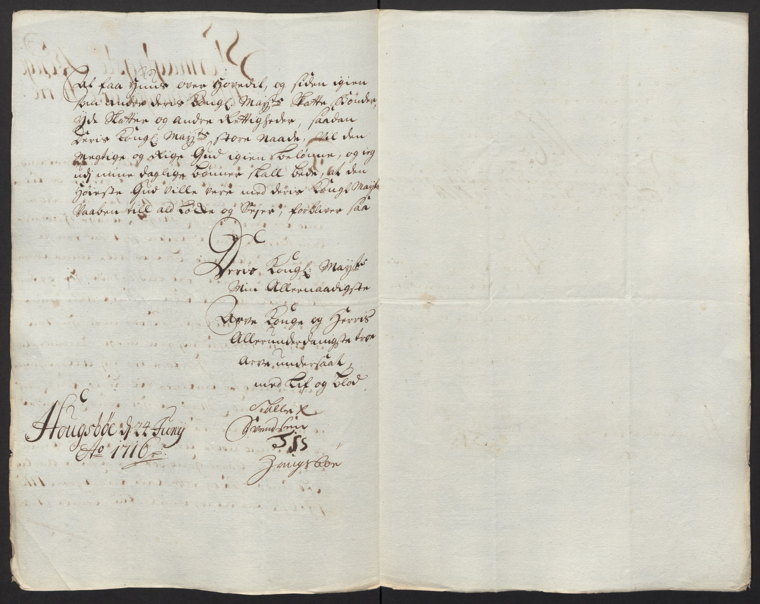 Rentekammeret inntil 1814, Reviderte regnskaper, Fogderegnskap, RA/EA-4092/R48/L2992: Fogderegnskap Sunnhordland og Hardanger, 1716, p. 295