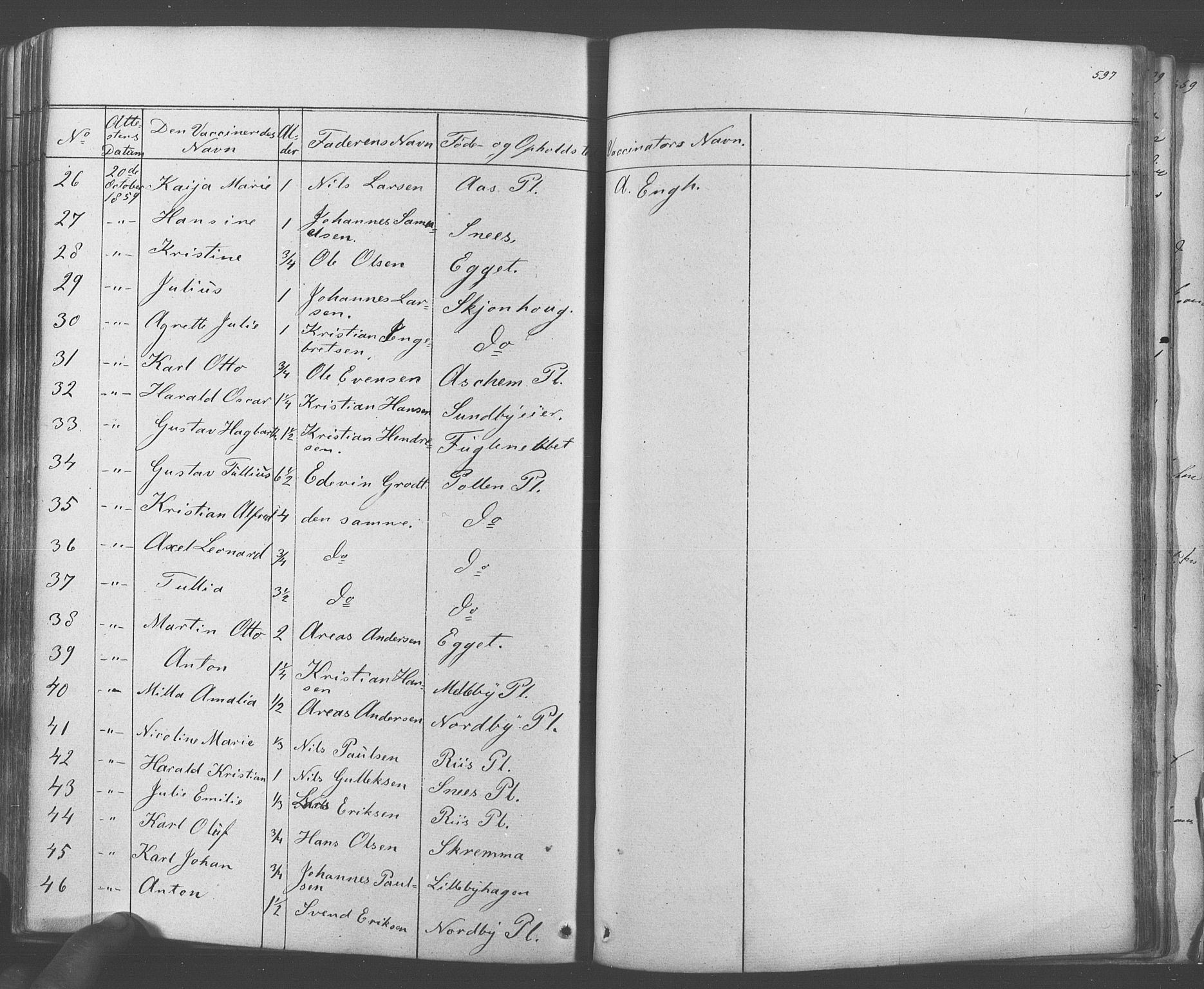 Ås prestekontor Kirkebøker, SAO/A-10894/F/Fa/L0006: Parish register (official) no. I 6, 1841-1853, p. 596-597