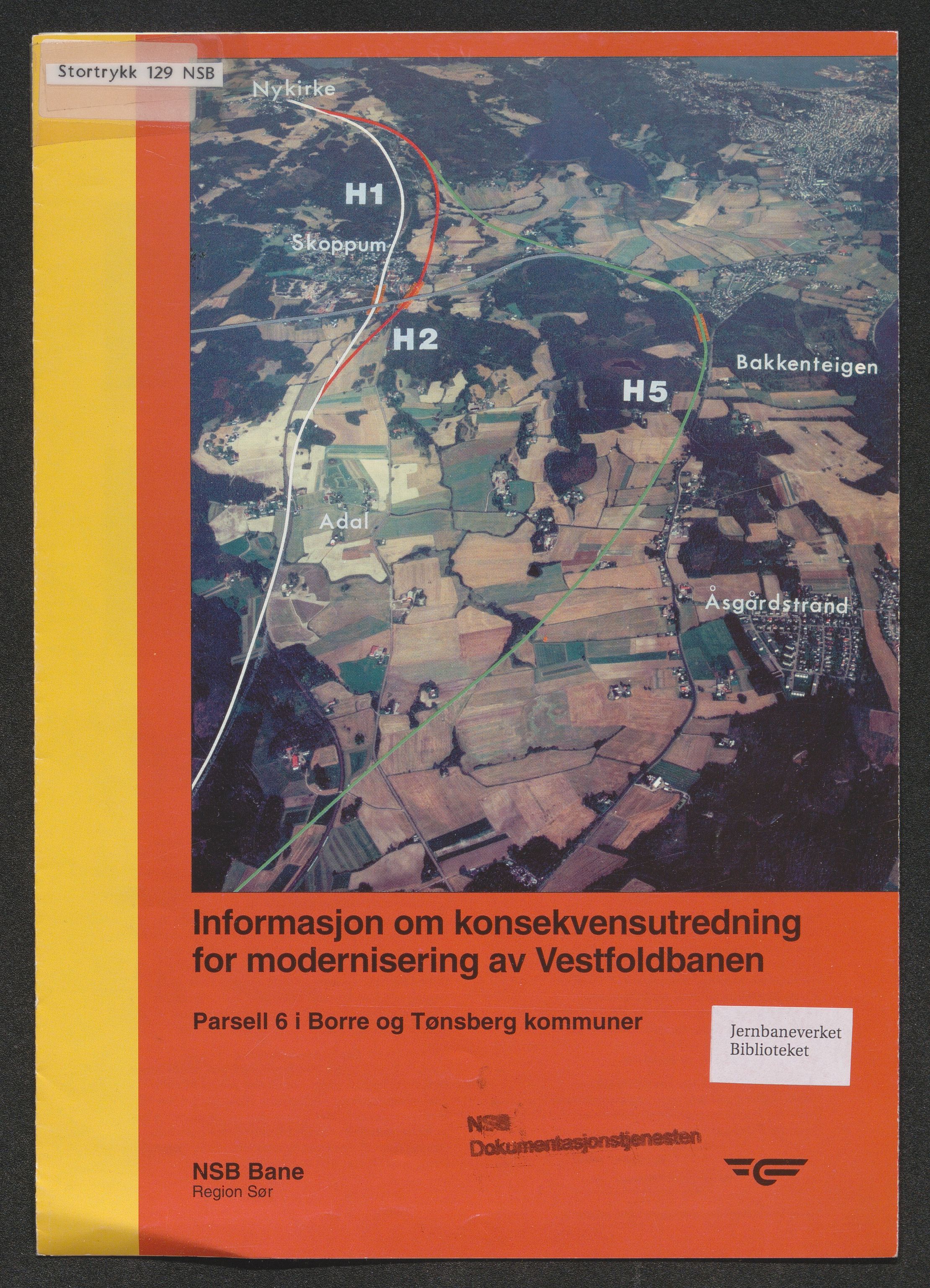 Norges Statsbaner Bibliotek (NSB), AV/SAKO-A-355/F/Fb/L0002: Stortrykk 76 - 139, 1952-2002