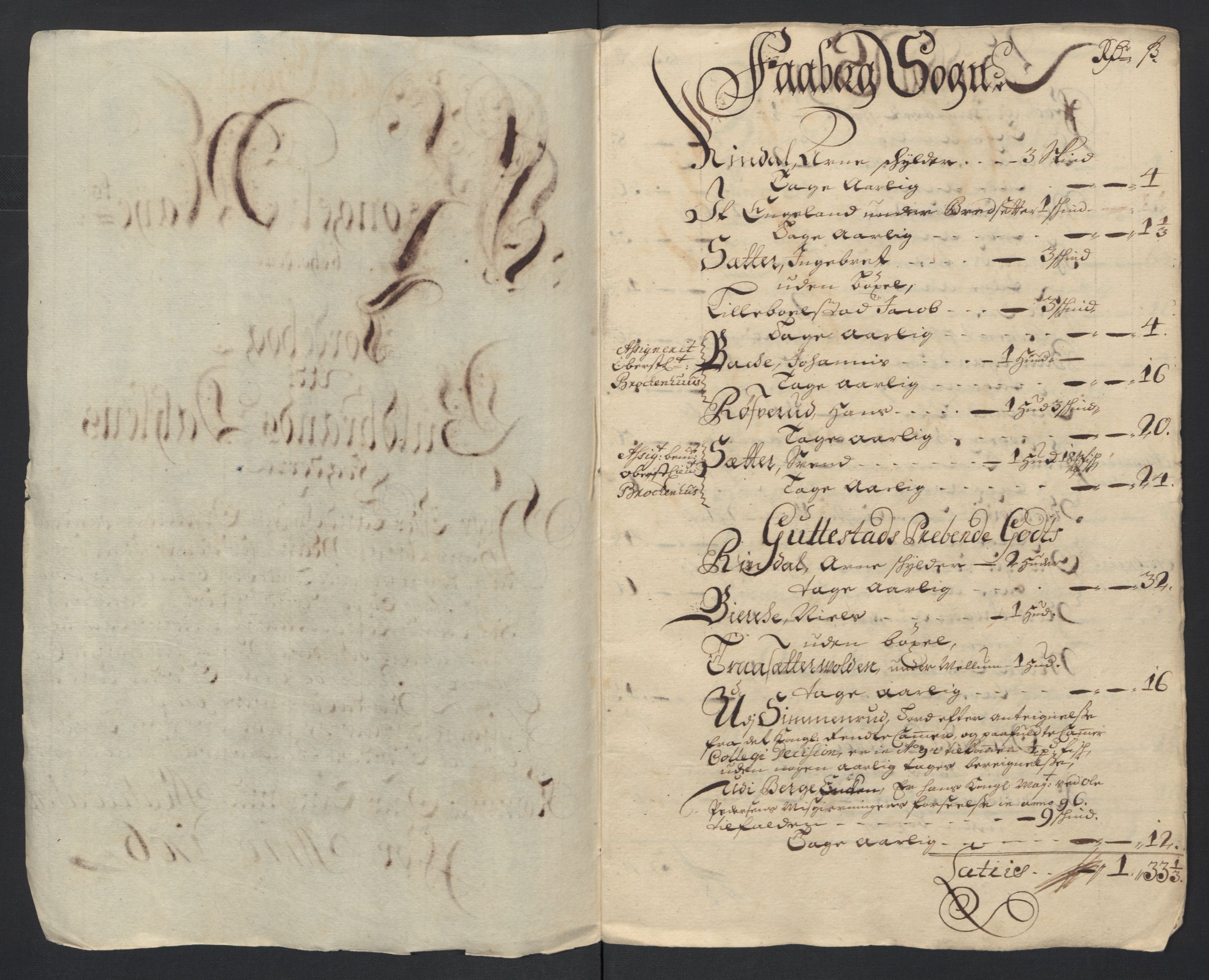 Rentekammeret inntil 1814, Reviderte regnskaper, Fogderegnskap, AV/RA-EA-4092/R17/L1178: Fogderegnskap Gudbrandsdal, 1705-1707, p. 161