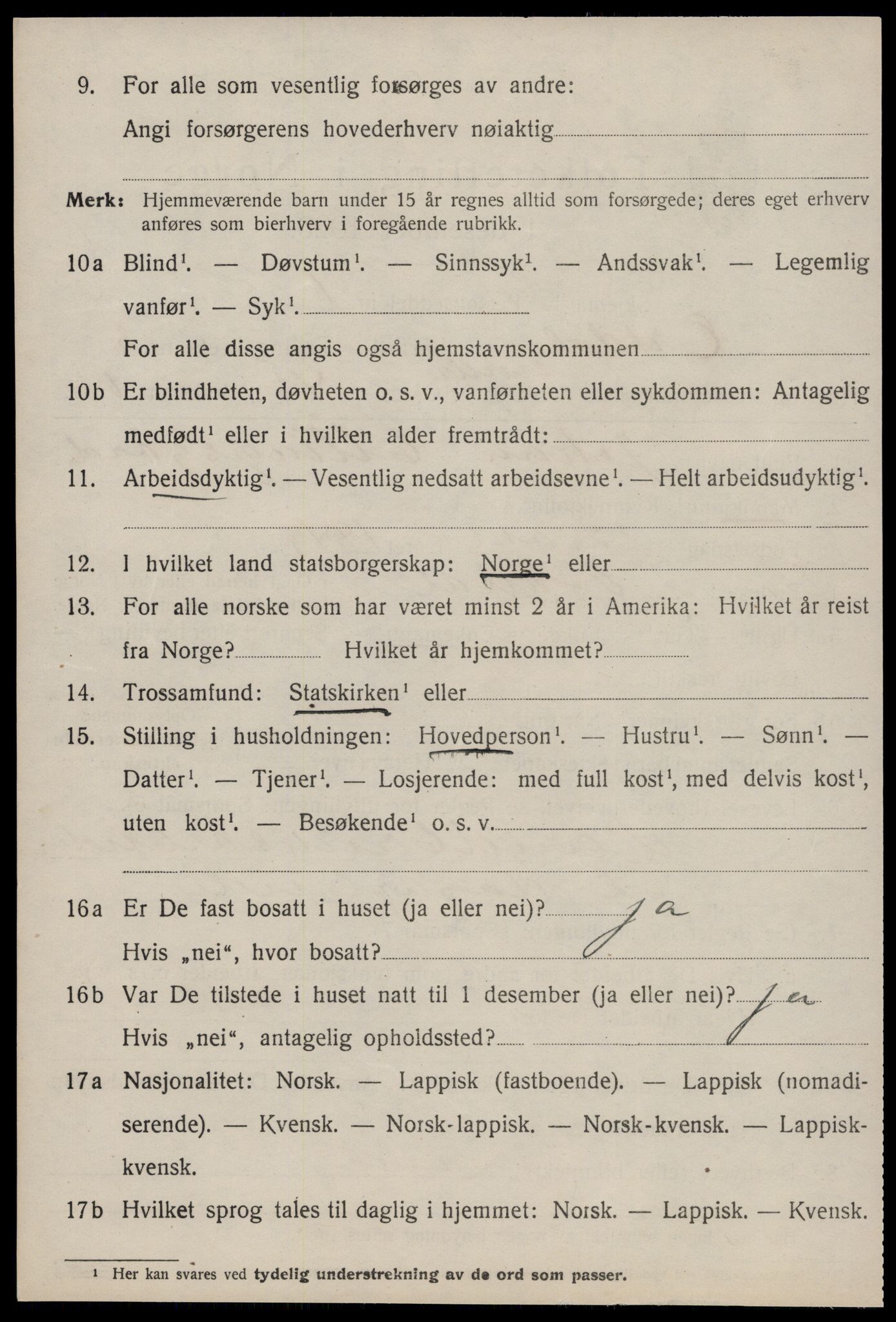 SAT, 1920 census for Orkdal, 1920, p. 3859