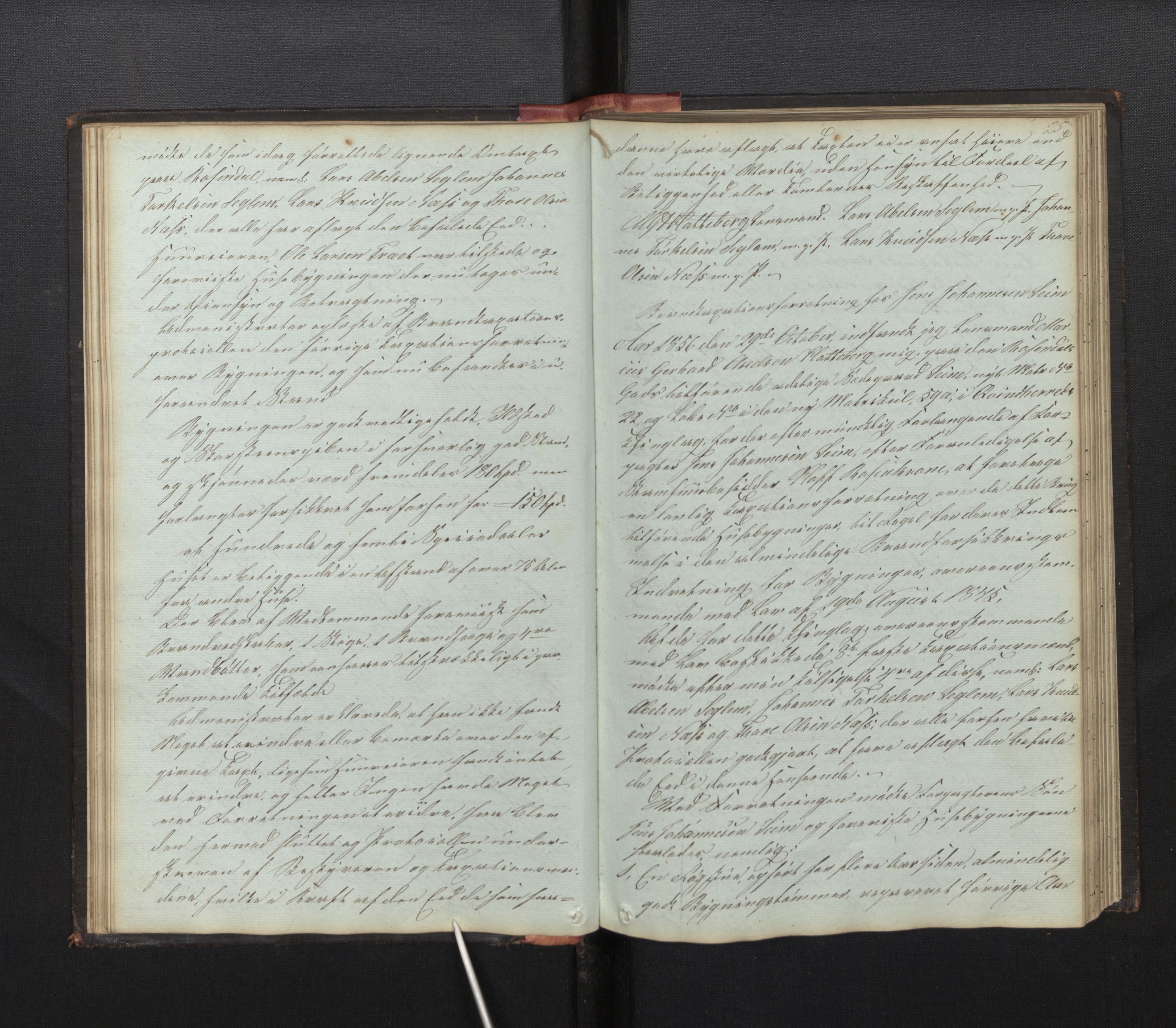 Lensmannen i Kvinnherad, AV/SAB-A-33301/1/0012/L0001: Branntakstprotokoll, 1846-1868, p. 24b-25a
