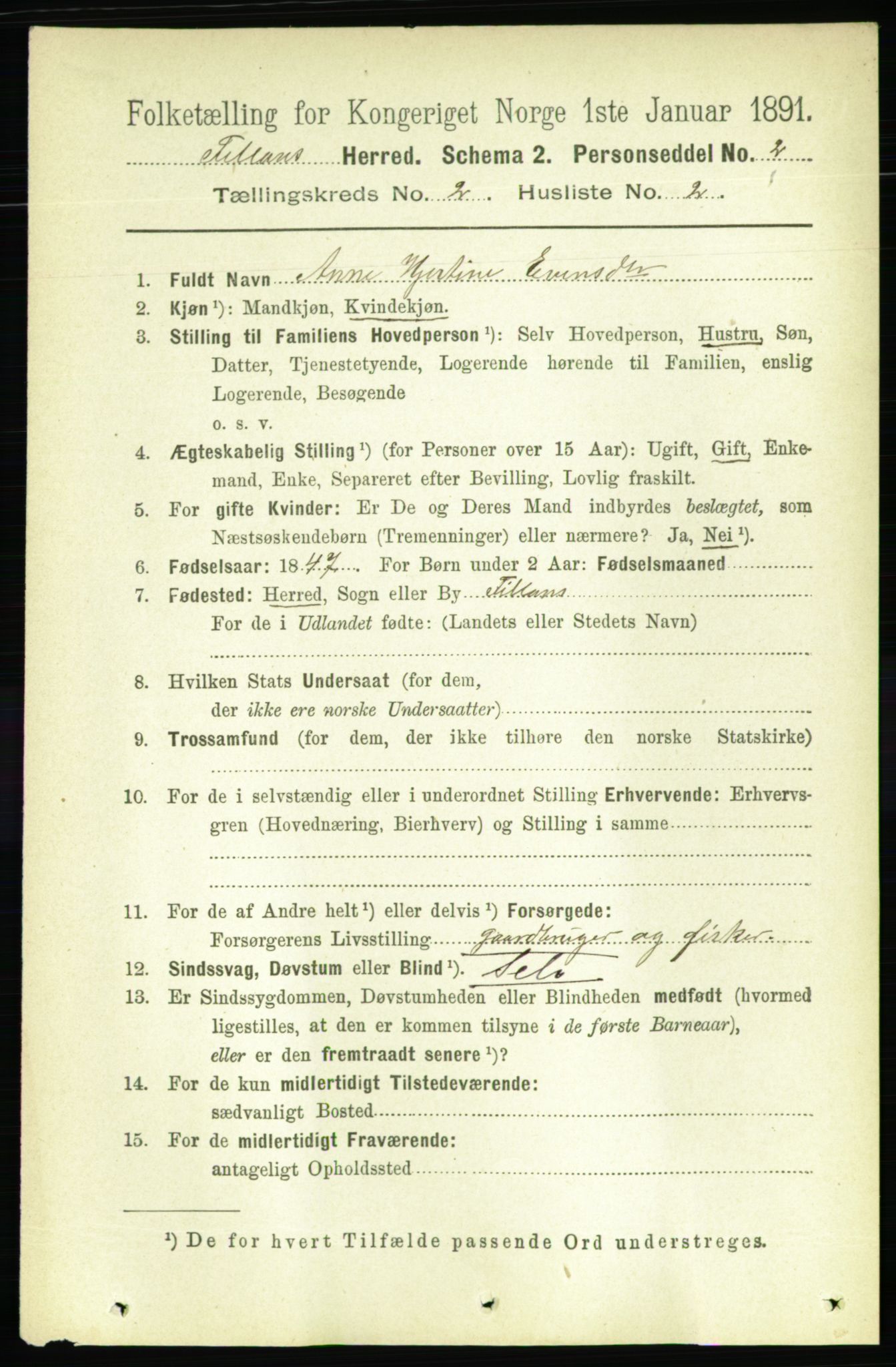 RA, 1891 census for 1616 Fillan, 1891, p. 230