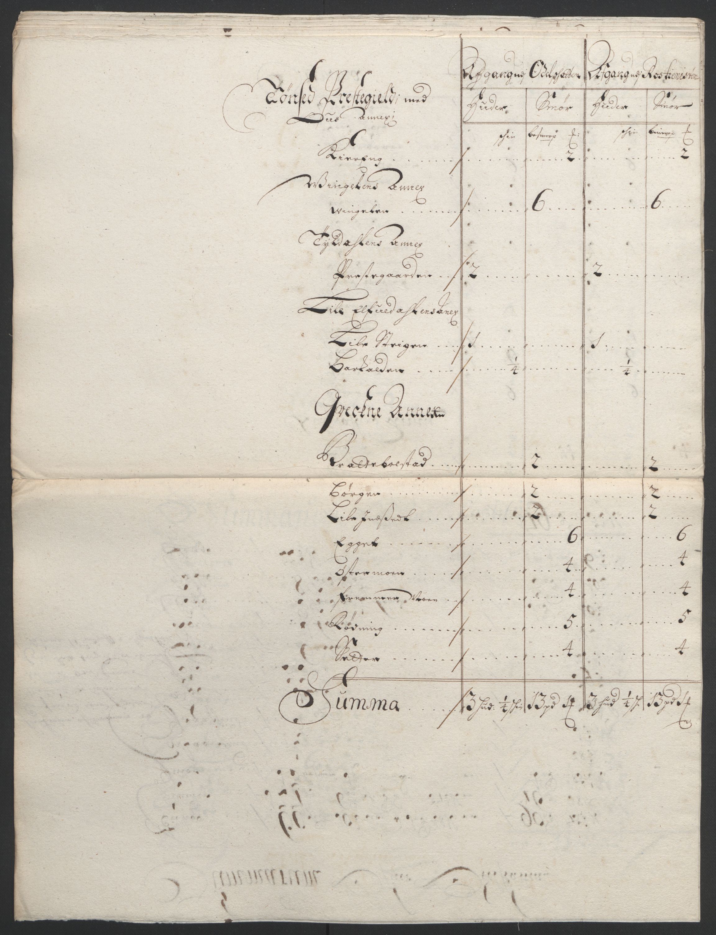 Rentekammeret inntil 1814, Reviderte regnskaper, Fogderegnskap, AV/RA-EA-4092/R13/L0832: Fogderegnskap Solør, Odal og Østerdal, 1694, p. 354