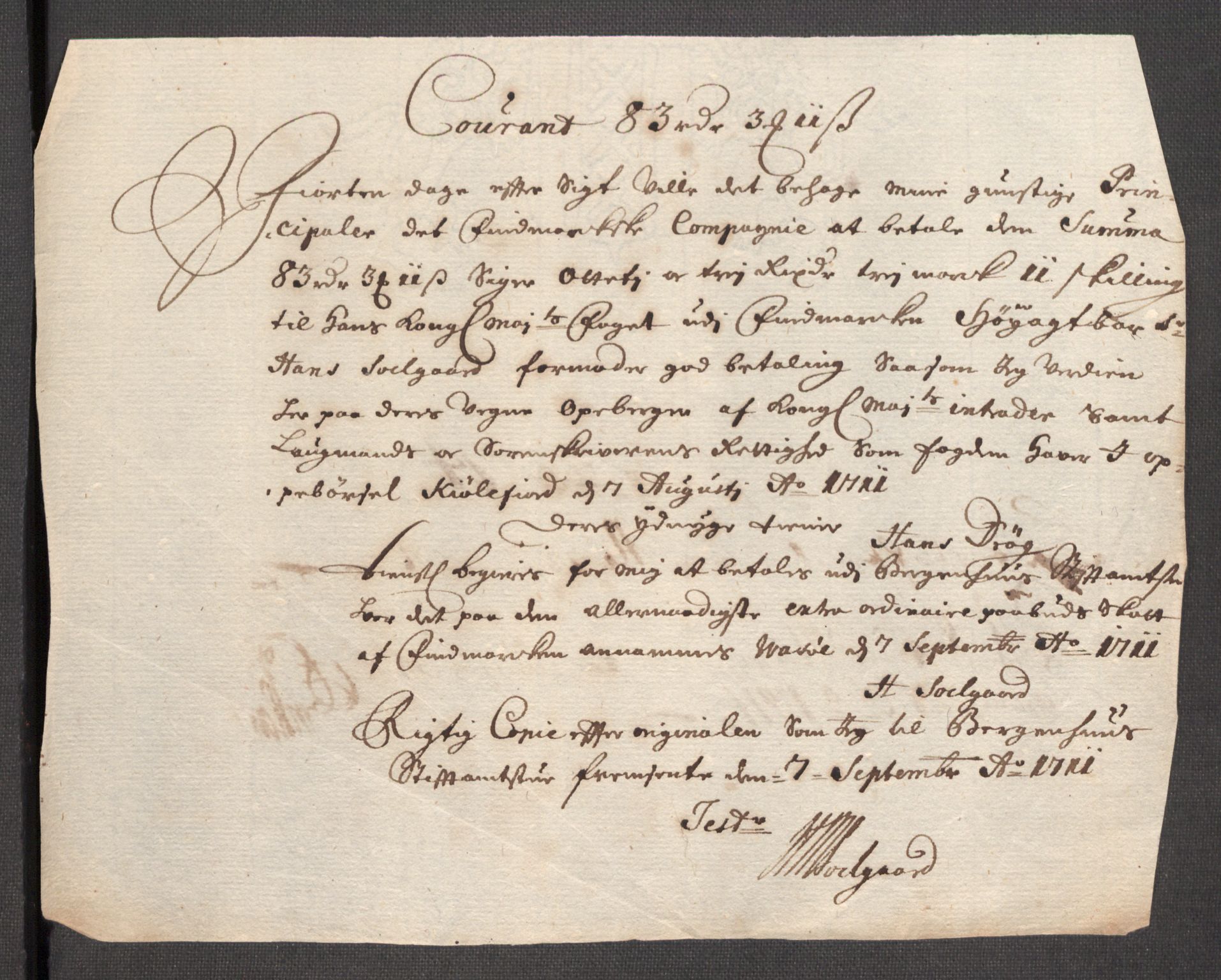 Rentekammeret inntil 1814, Reviderte regnskaper, Fogderegnskap, AV/RA-EA-4092/R69/L4855: Fogderegnskap Finnmark/Vardøhus, 1709-1712, p. 511