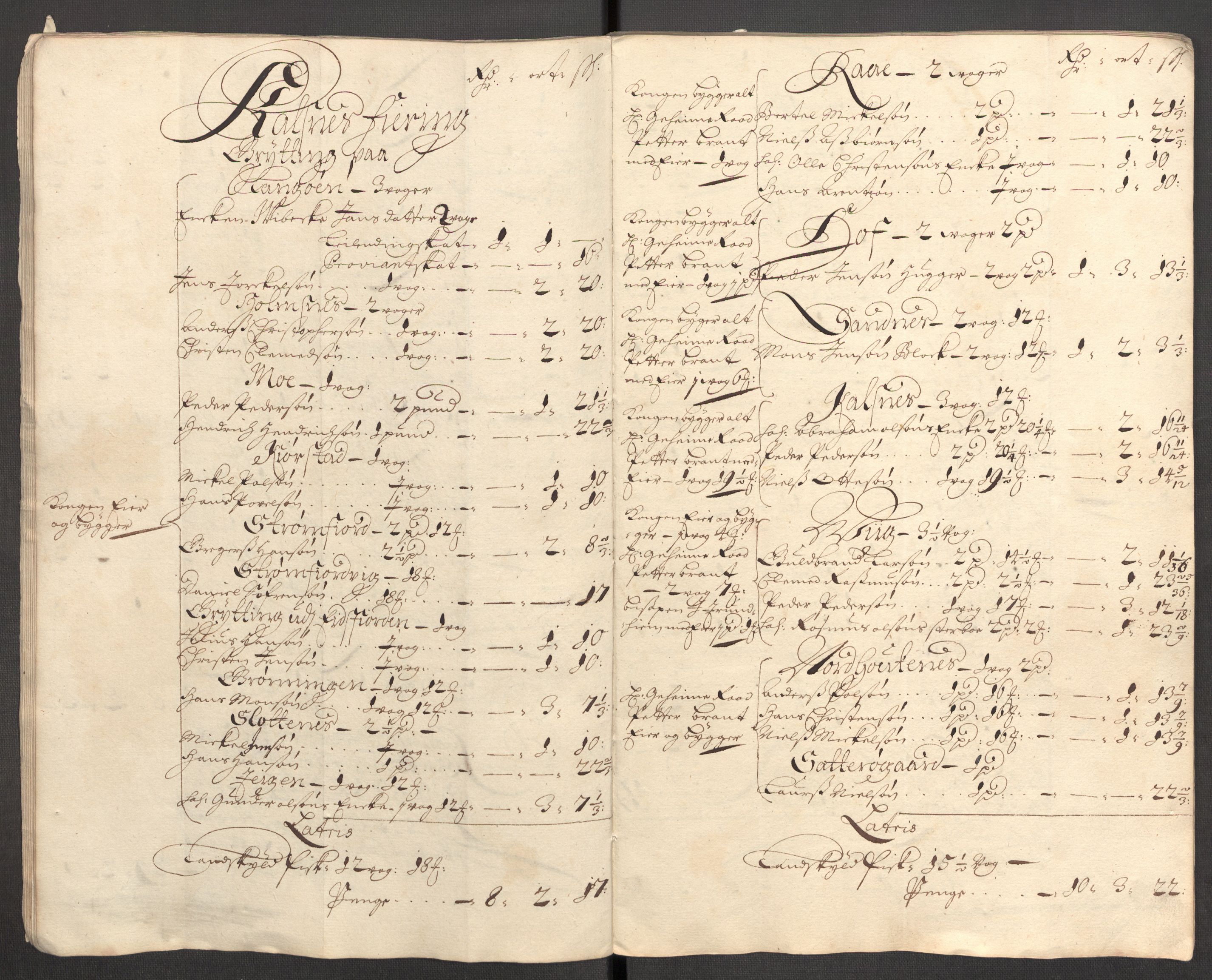 Rentekammeret inntil 1814, Reviderte regnskaper, Fogderegnskap, AV/RA-EA-4092/R67/L4678: Fogderegnskap Vesterålen, Andenes og Lofoten, 1696-1708, p. 205