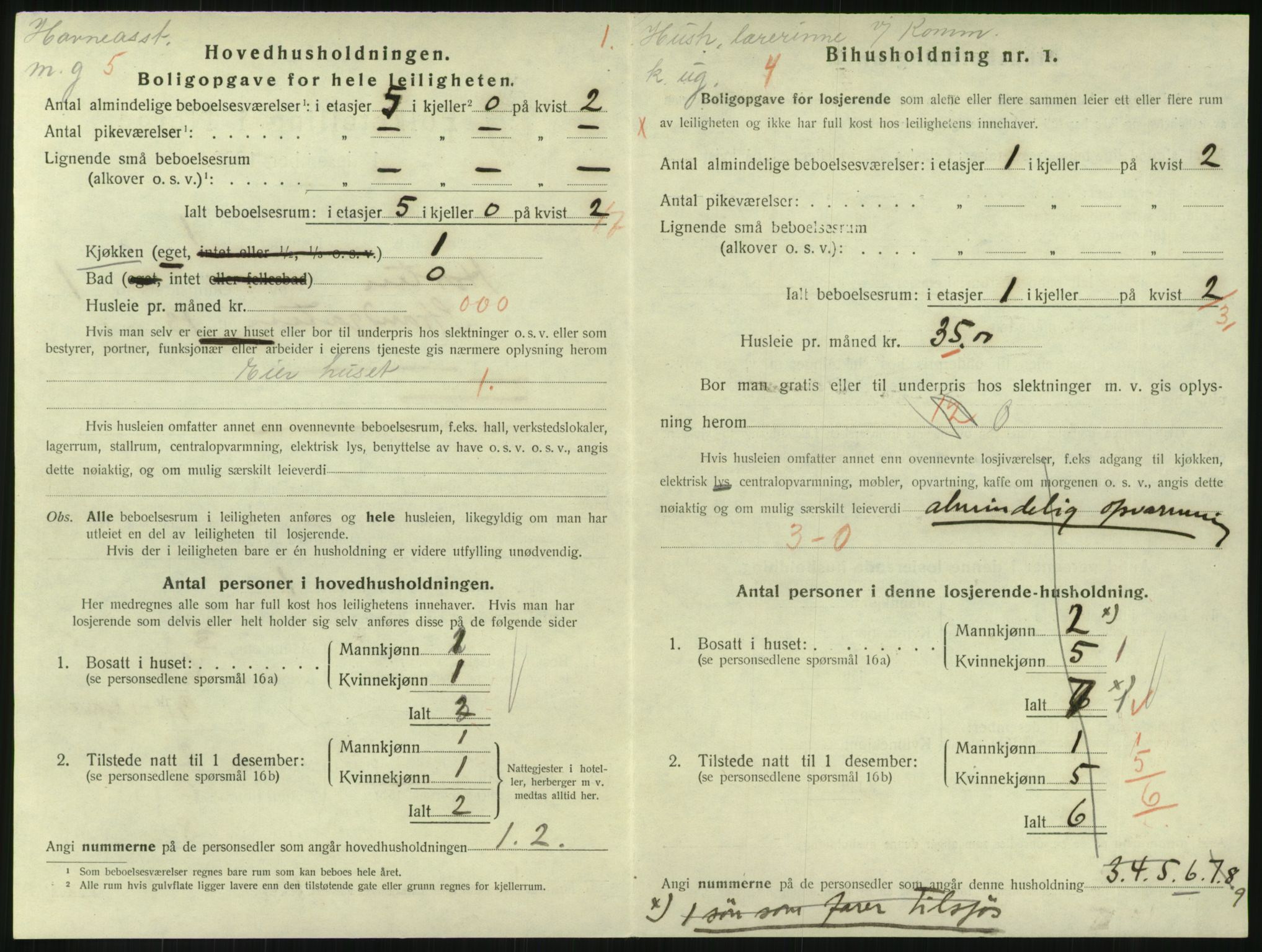 SAKO, 1920 census for Horten, 1920, p. 3146