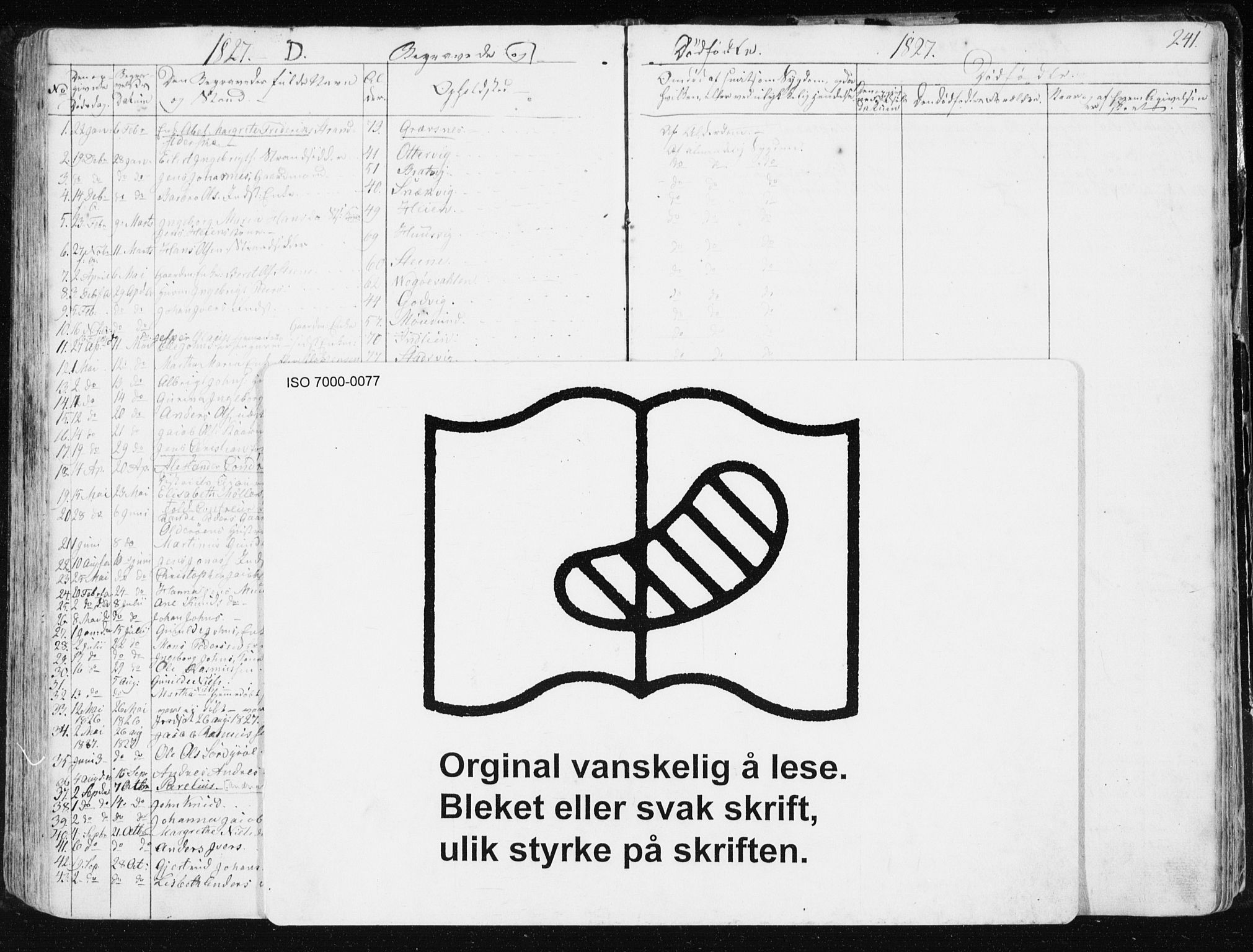 Ministerialprotokoller, klokkerbøker og fødselsregistre - Sør-Trøndelag, SAT/A-1456/634/L0528: Parish register (official) no. 634A04, 1827-1842, p. 241