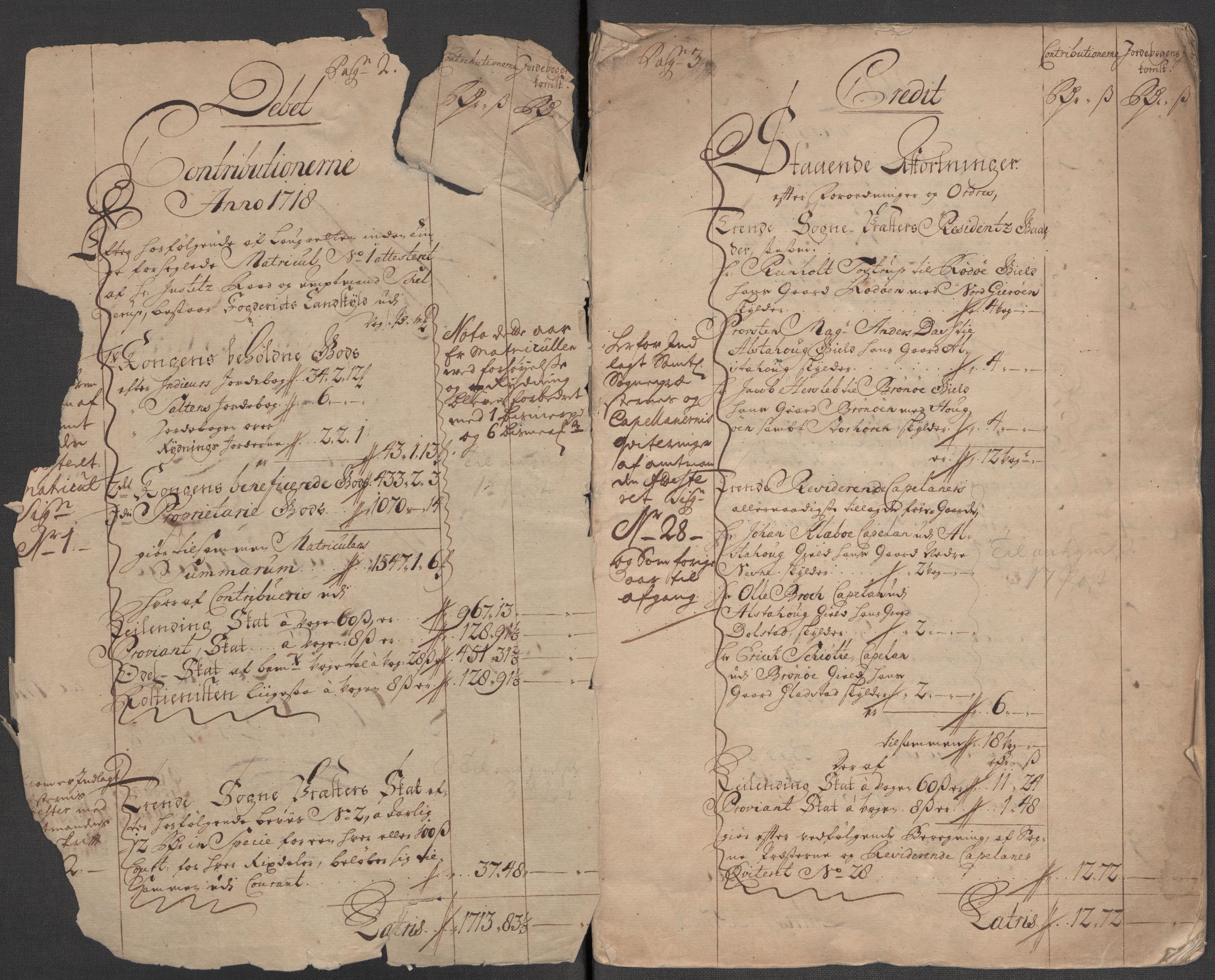 Rentekammeret inntil 1814, Reviderte regnskaper, Fogderegnskap, RA/EA-4092/R65/L4516: Fogderegnskap Helgeland, 1718, p. 4