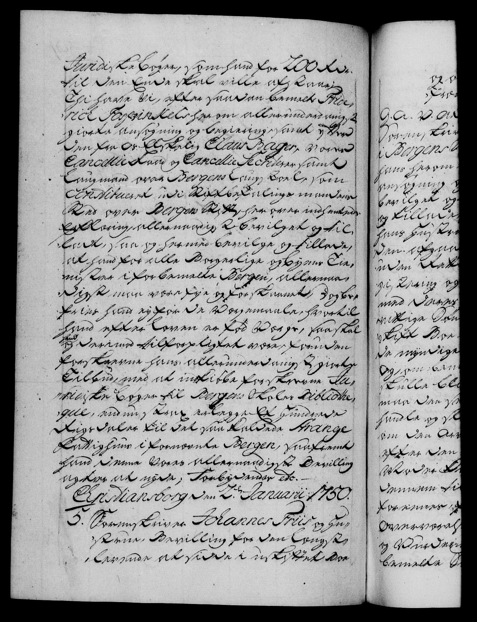 Danske Kanselli 1572-1799, AV/RA-EA-3023/F/Fc/Fca/Fcaa/L0036: Norske registre, 1749-1750, p. 391b