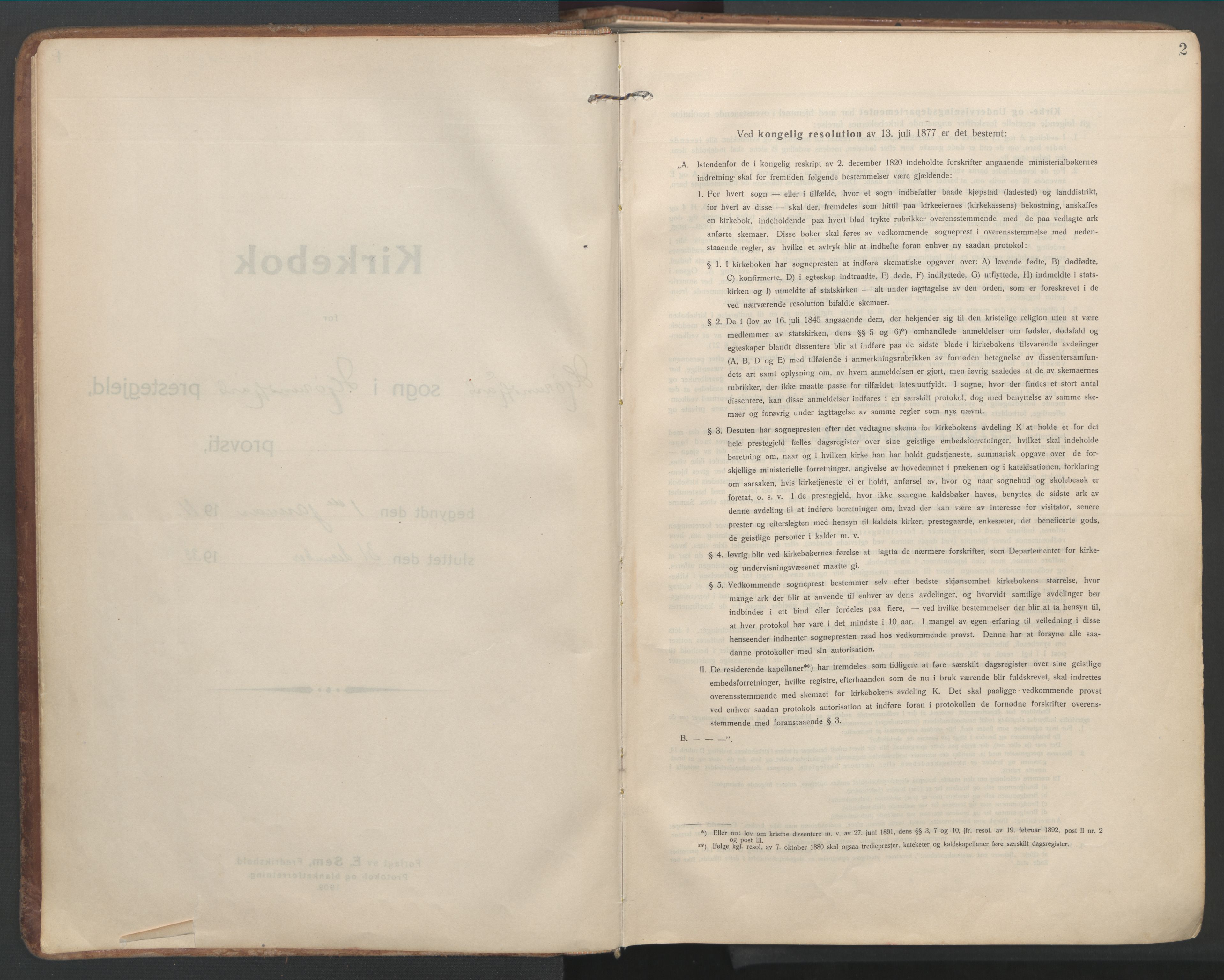 Ministerialprotokoller, klokkerbøker og fødselsregistre - Møre og Romsdal, SAT/A-1454/515/L0212: Parish register (official) no. 515A08, 1911-1935, p. 2