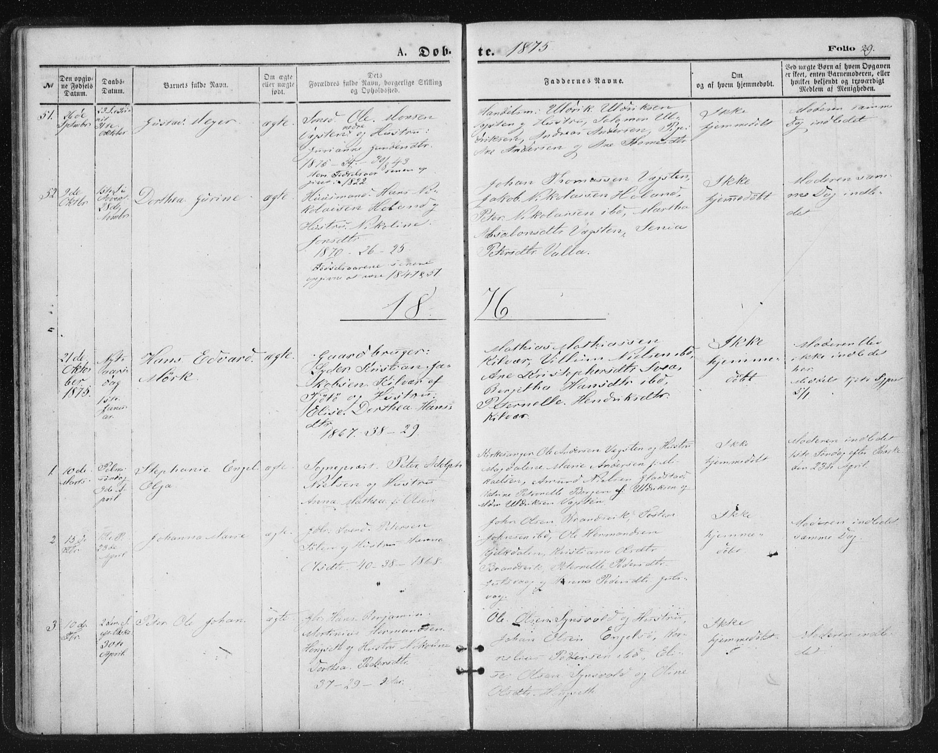 Ministerialprotokoller, klokkerbøker og fødselsregistre - Nordland, AV/SAT-A-1459/816/L0241: Parish register (official) no. 816A07, 1870-1885, p. 29